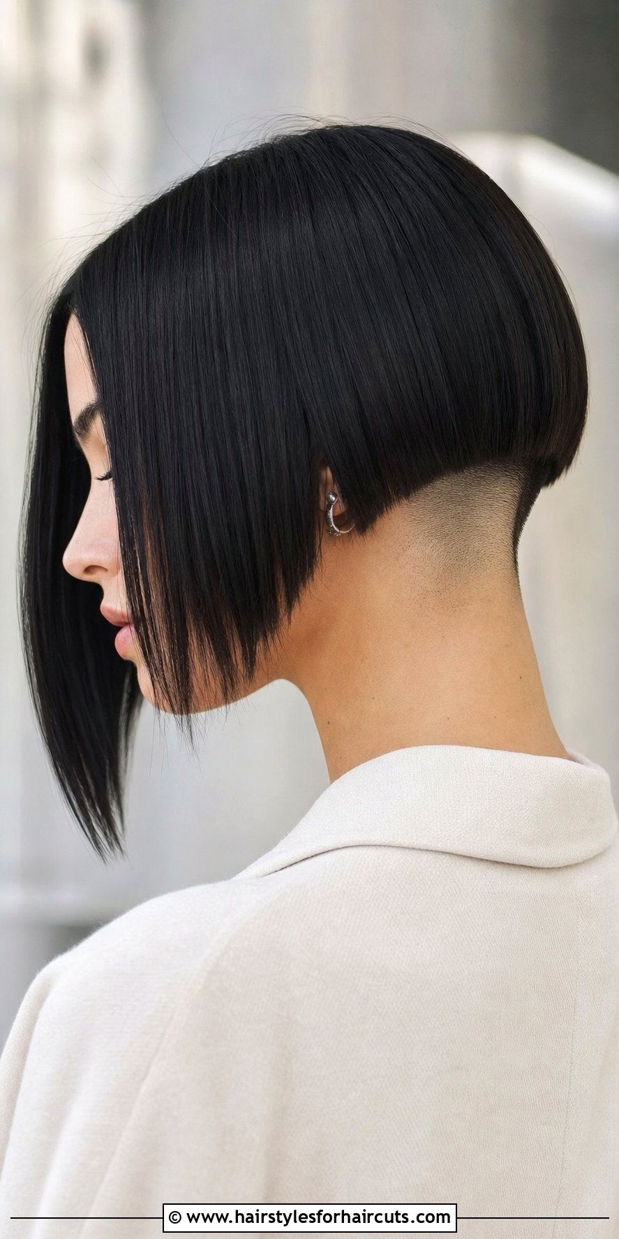 Buzzed Nape Bob Haircut - 25 cute bob haircuts - 25 cute bob haircuts