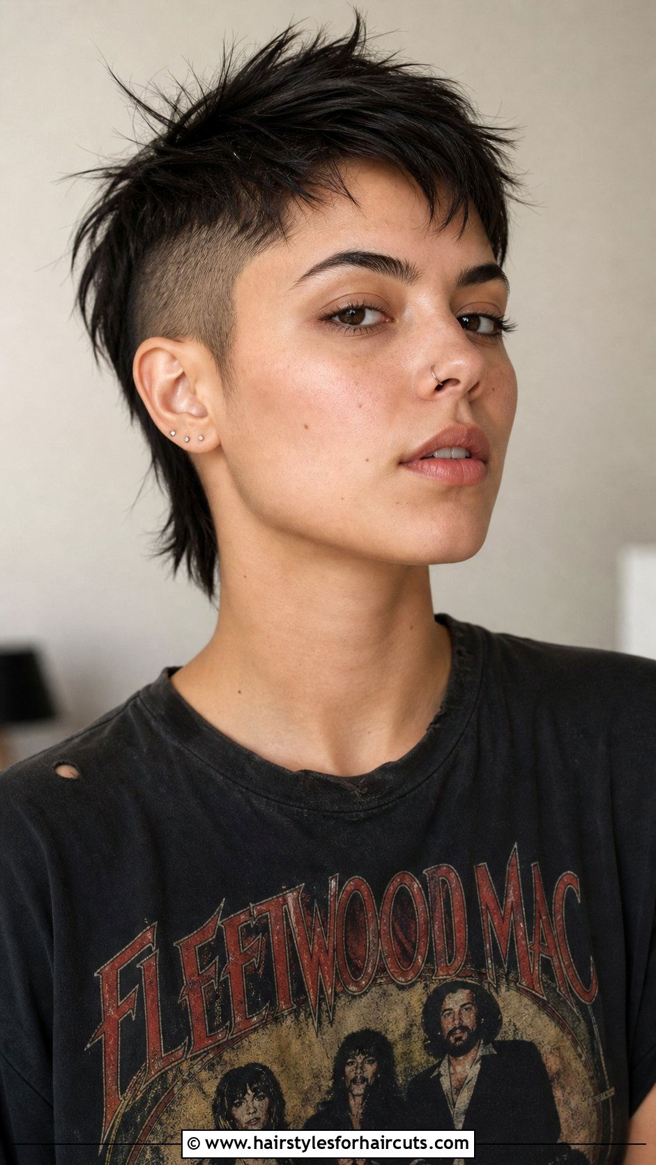 Buzzed Wolf Cut - 25 buzzed hairstyles - 25 buzzed hairstyles