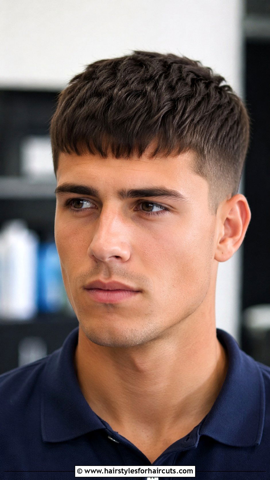 Caesar Cut - 25 hair receding hairstyles - 25 hair receding hairstyles
