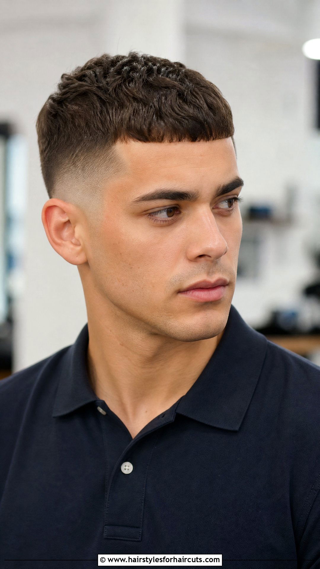 Caesar Cut Fade Haircut - 25 haircuts with clippers - 25 haircuts with clippers