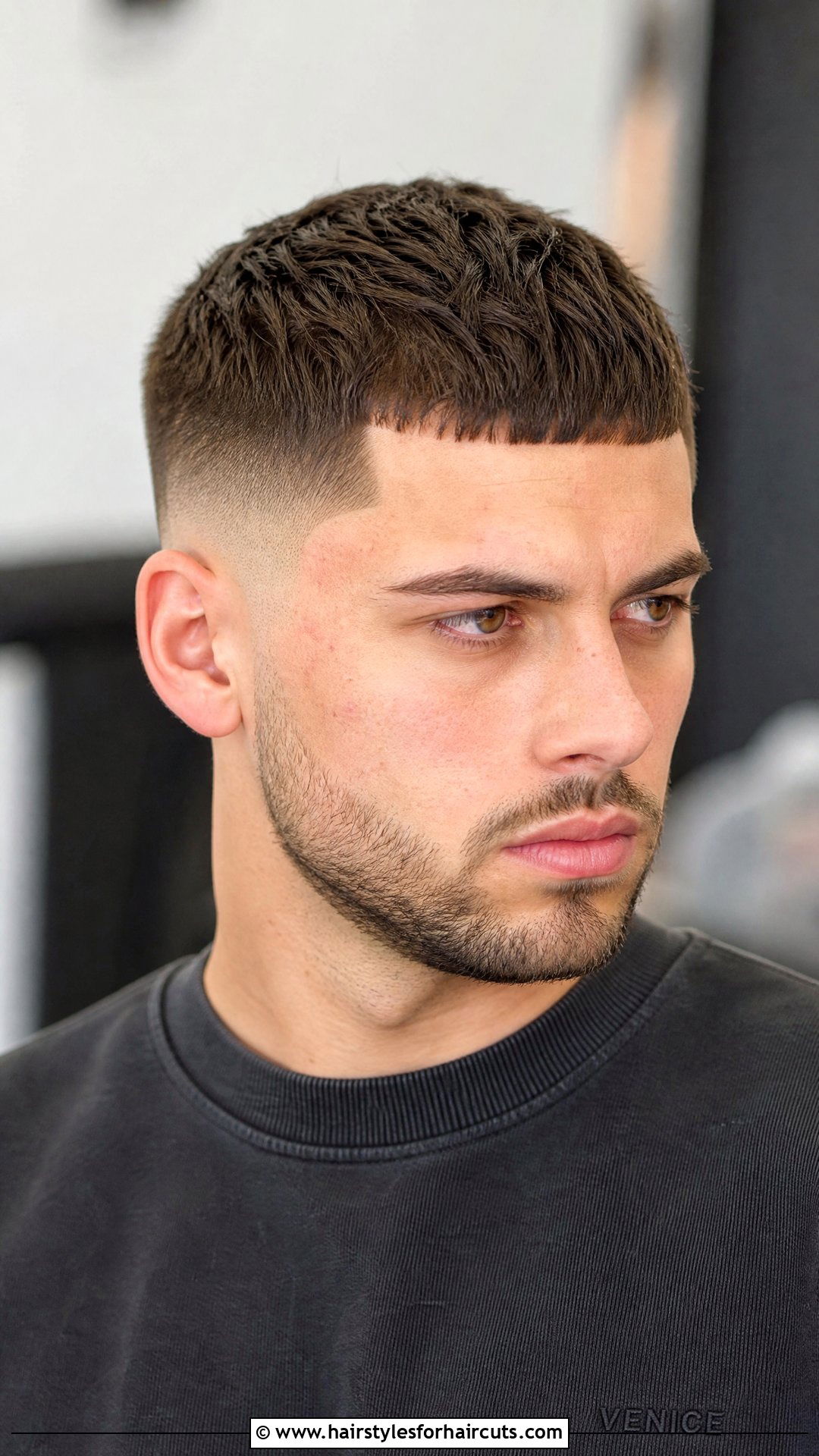 Caesar Cut With Shape Up - 25 edger haircuts - 25 edger haircuts