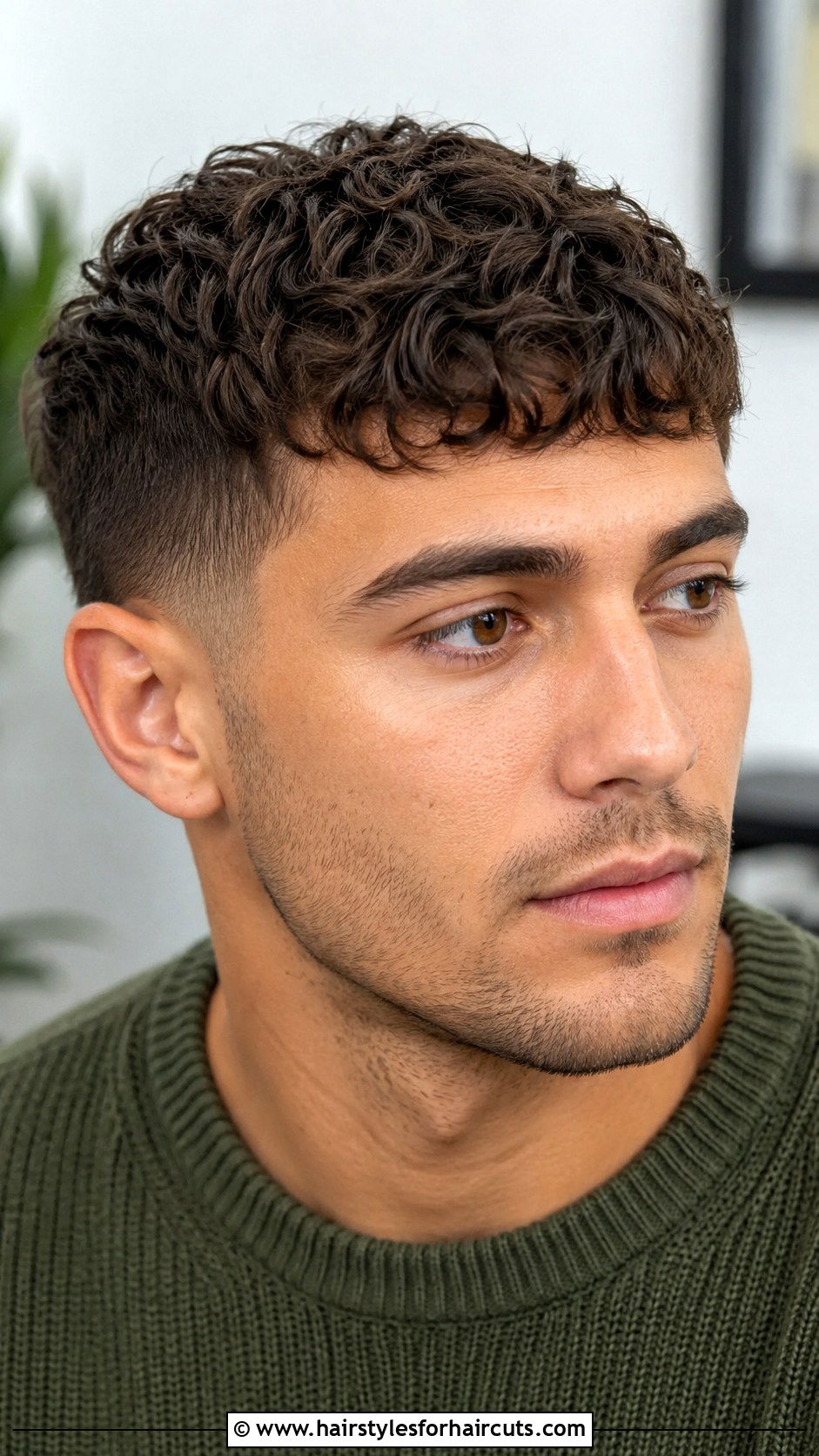 Caesar Cut for Curly Hair - 25 caesar haircuts - 25 caesar haircuts