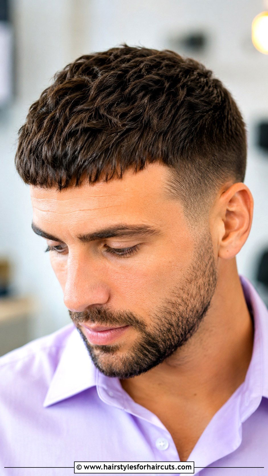Caesar Cut for Receding Hairline - 25 caesar haircuts - 25 caesar haircuts
