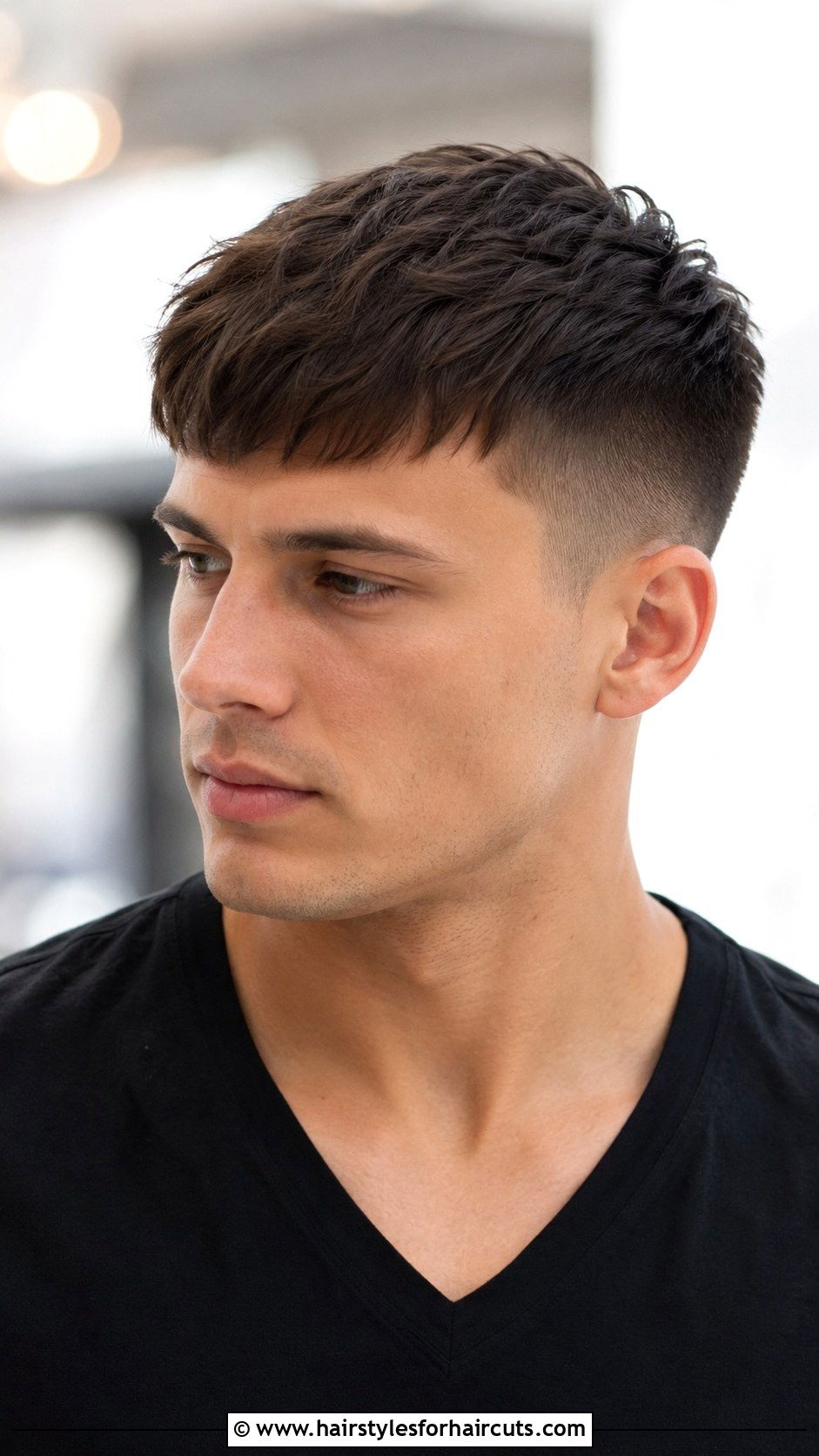 Caesar Cut for Round Face - 25 caesar haircuts - 25 caesar haircuts