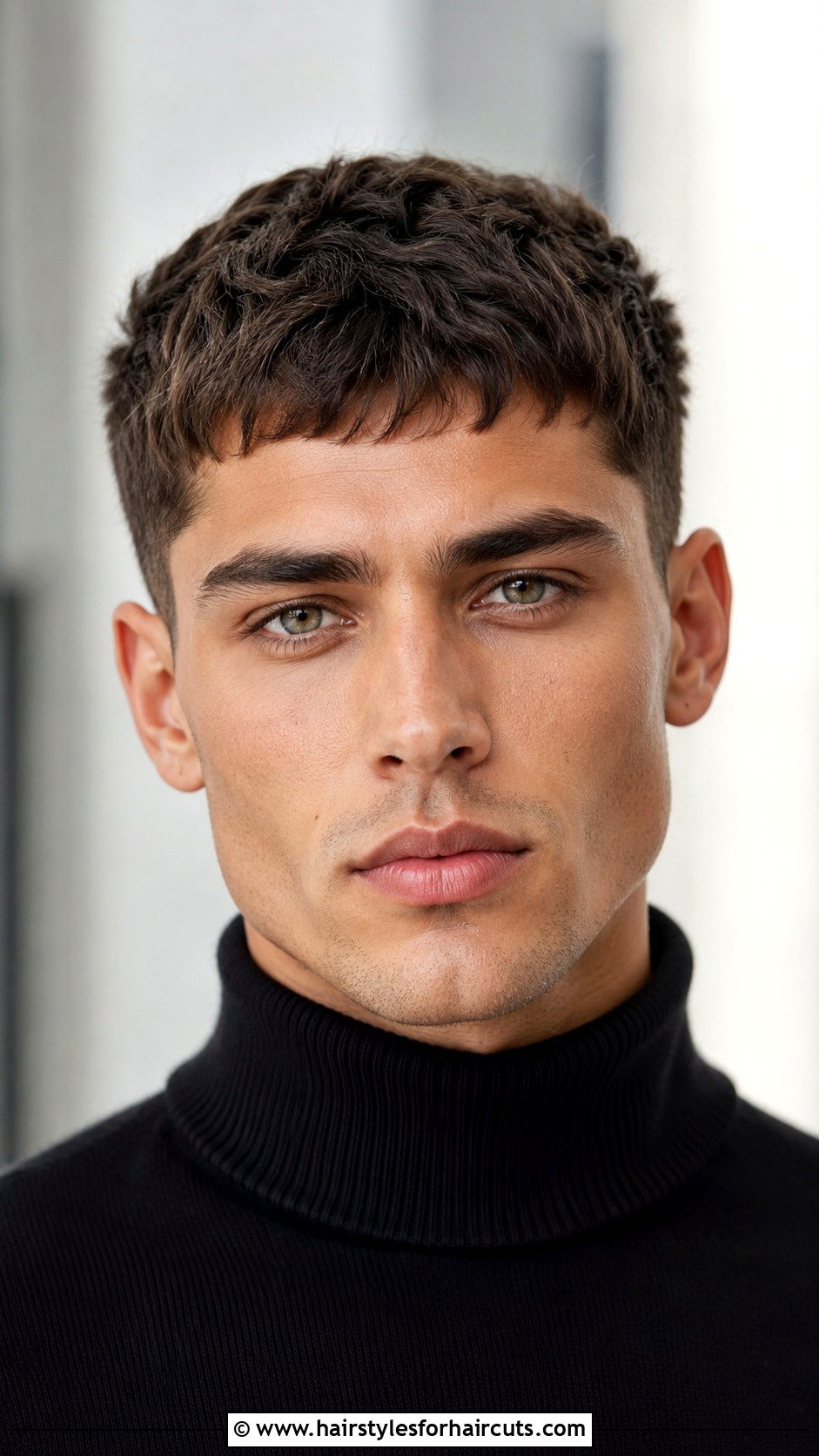 Caesar Cut for Triangle Face - 25 caesar haircuts - 25 caesar haircuts