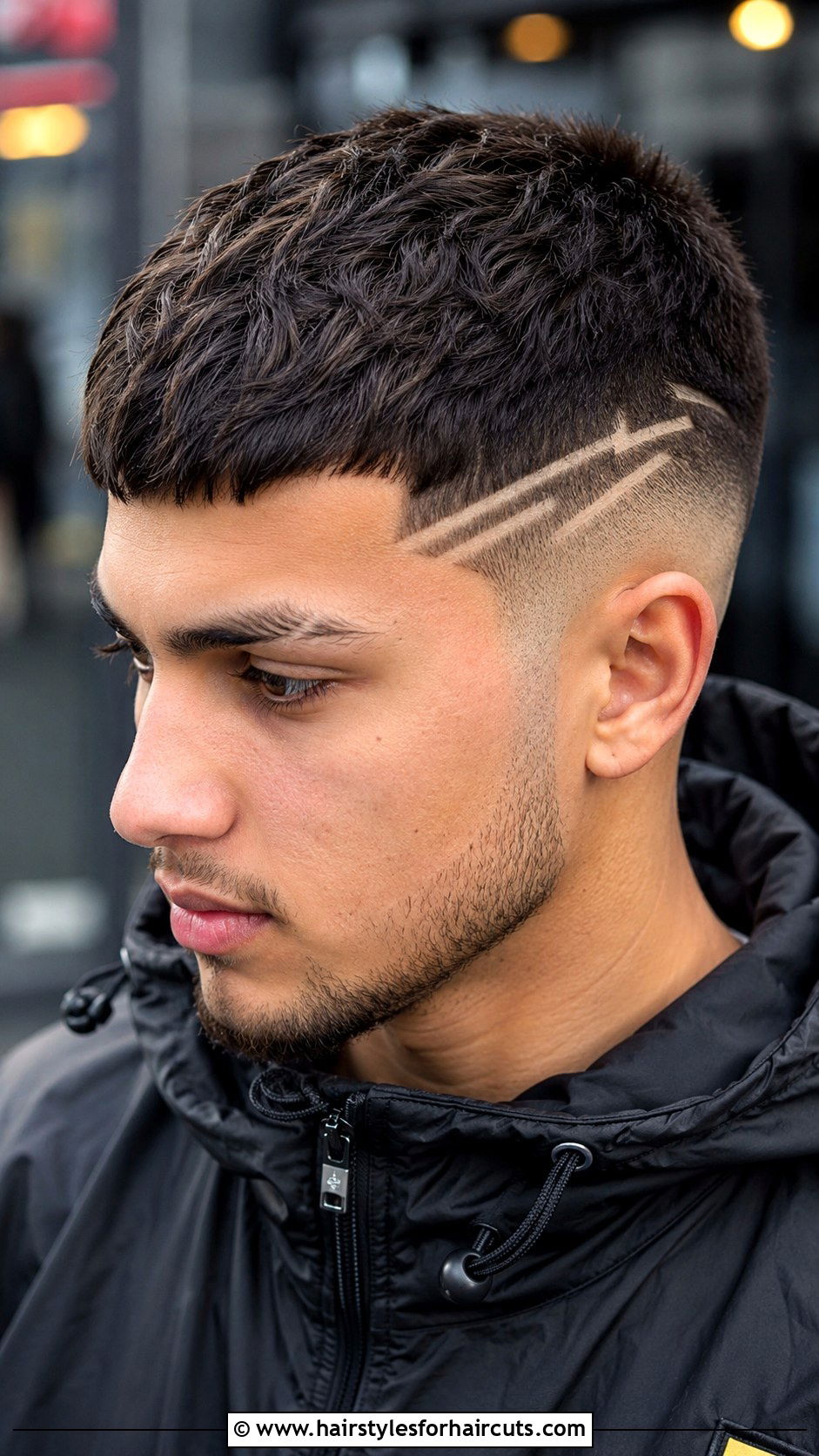 Caesar Haircut With Design - 25 caesar hairstyles - 25 caesar hairstyles