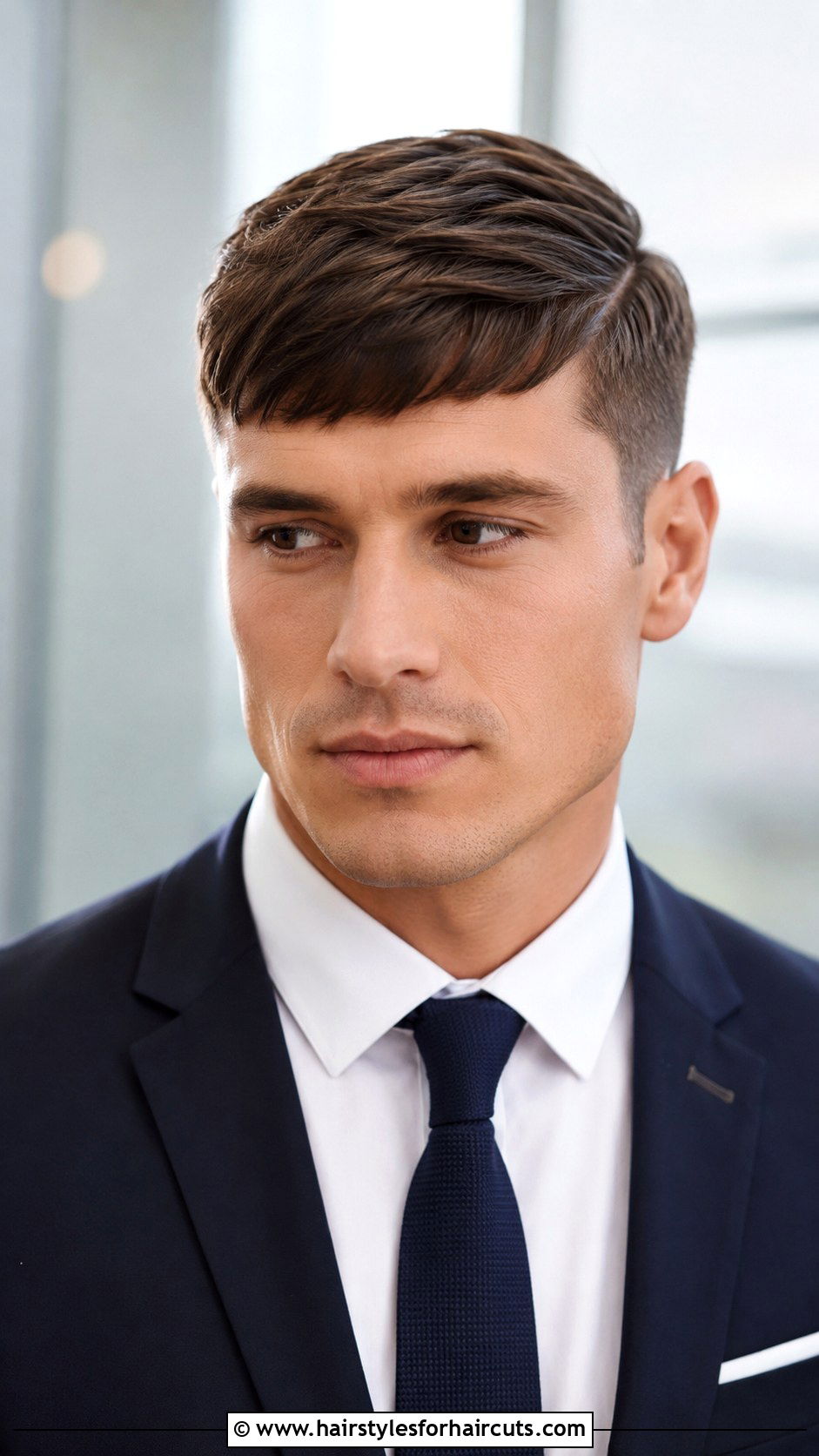 Caesar Haircut With Side Part - 25 caeser haircuts - 25 caeser haircuts