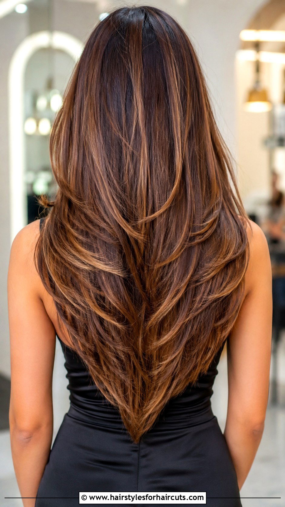 Calico V Cut Layers - 25 calico hairstyles - 25 calico hairstyles