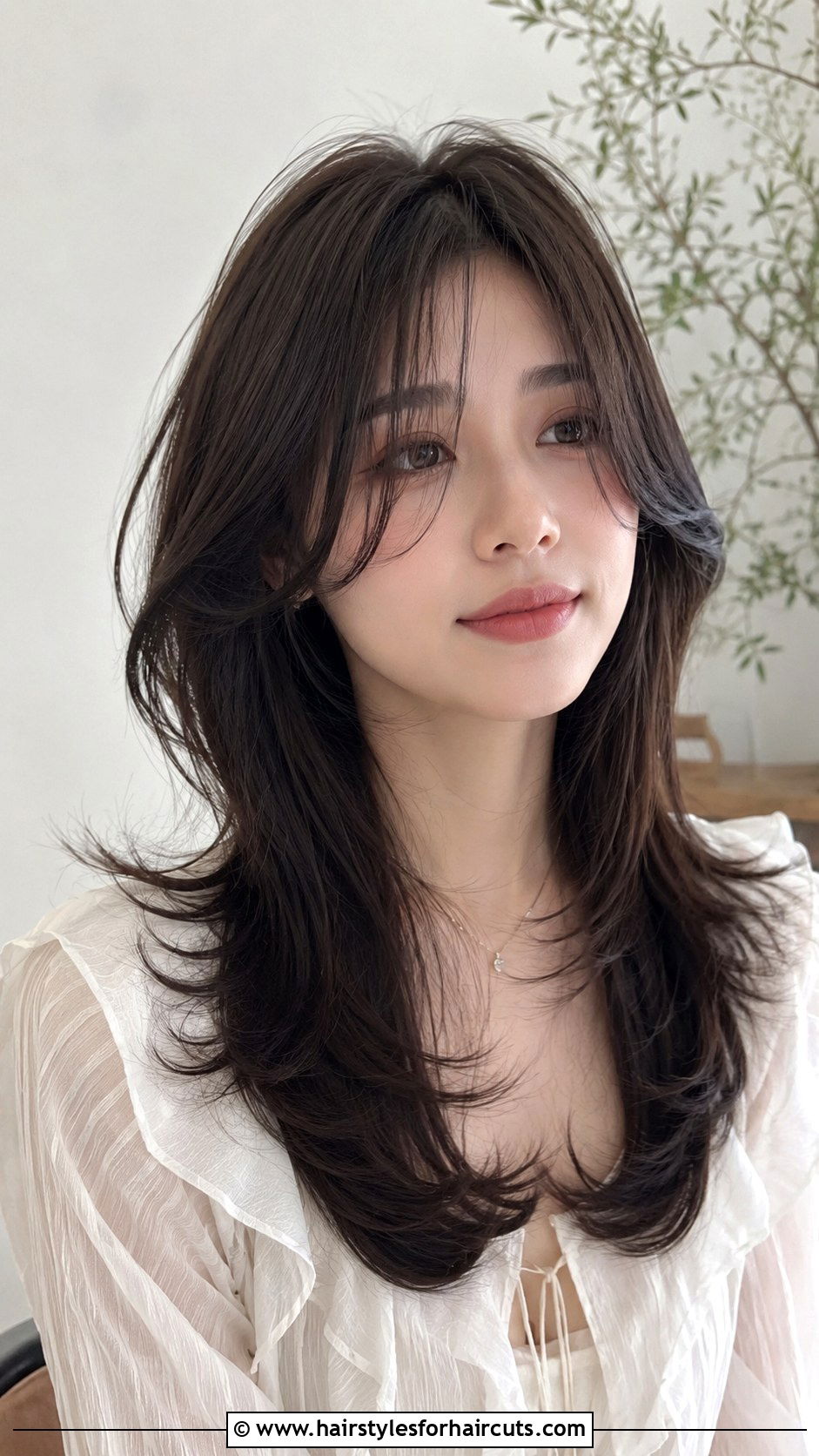 Calligraphy Haircut With Curtain Bangs - 25 calligraphy haircuts - 25 calligraphy haircuts
