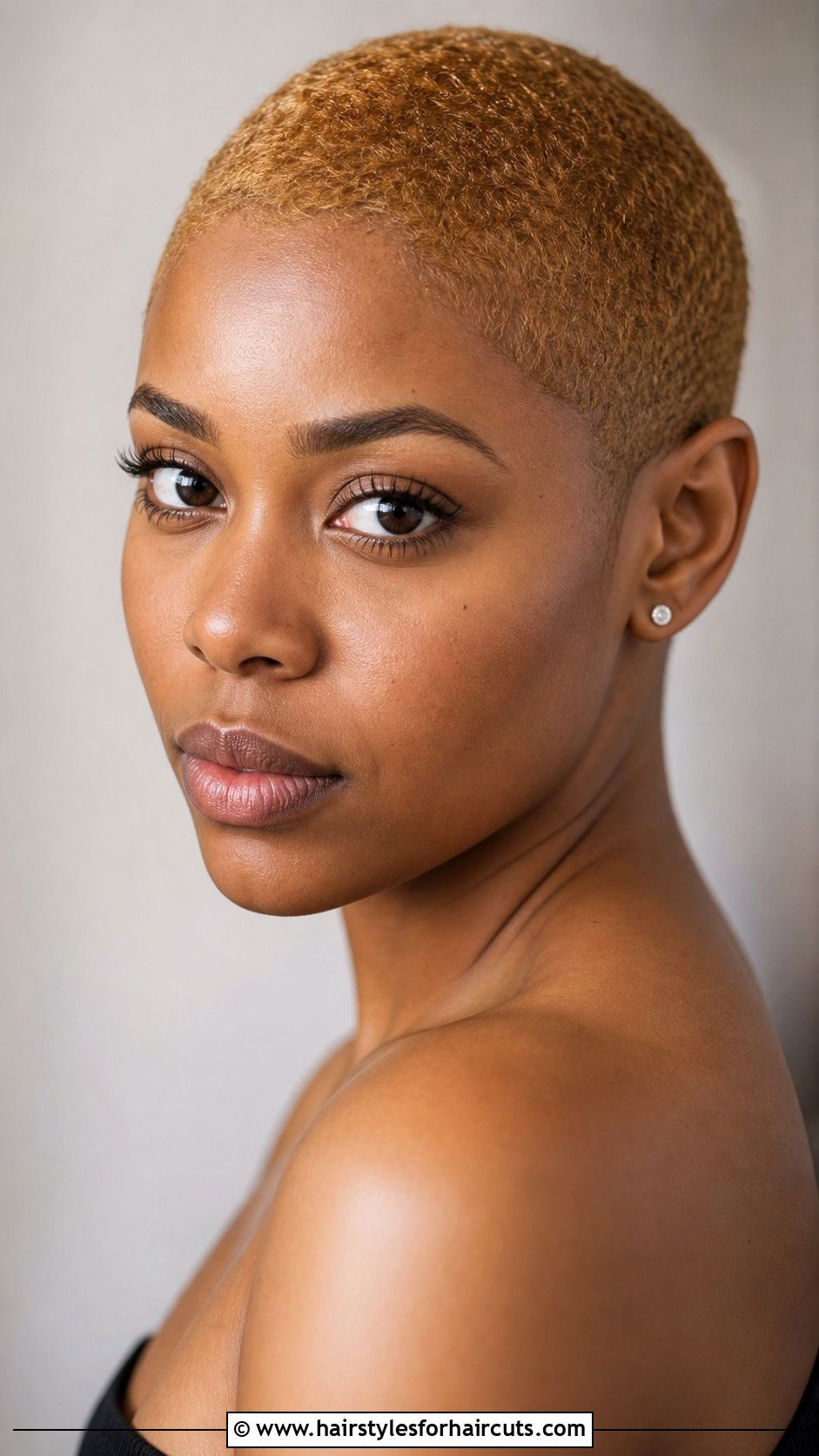 Caramel Buzz Cut - 25 caramel hairstyles - 25 caramel hairstyles