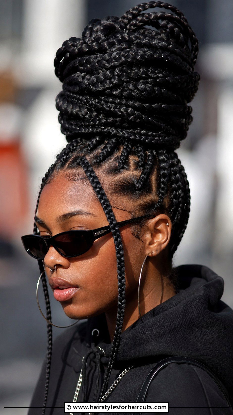 Cascading Braids Updo - 25 braided updo hairstyles black hair - 25 braided updo hairstyles black hair