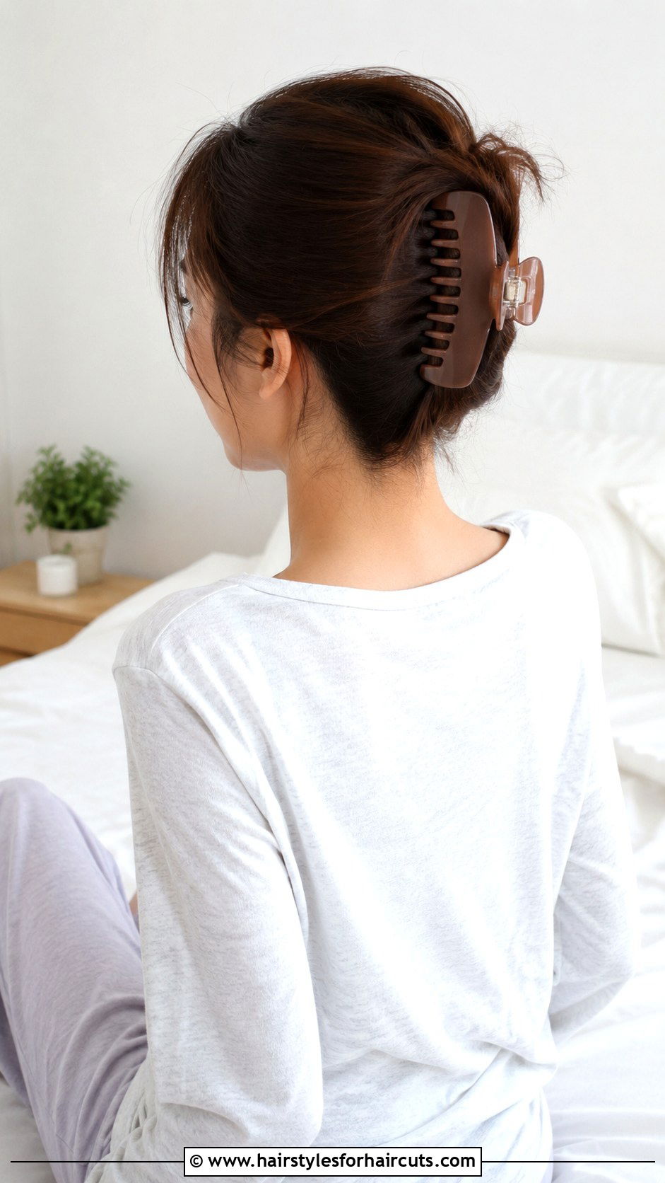 Casual Day Banana Clip - 25 banana clip hairstyles - 25 banana clip hairstyles