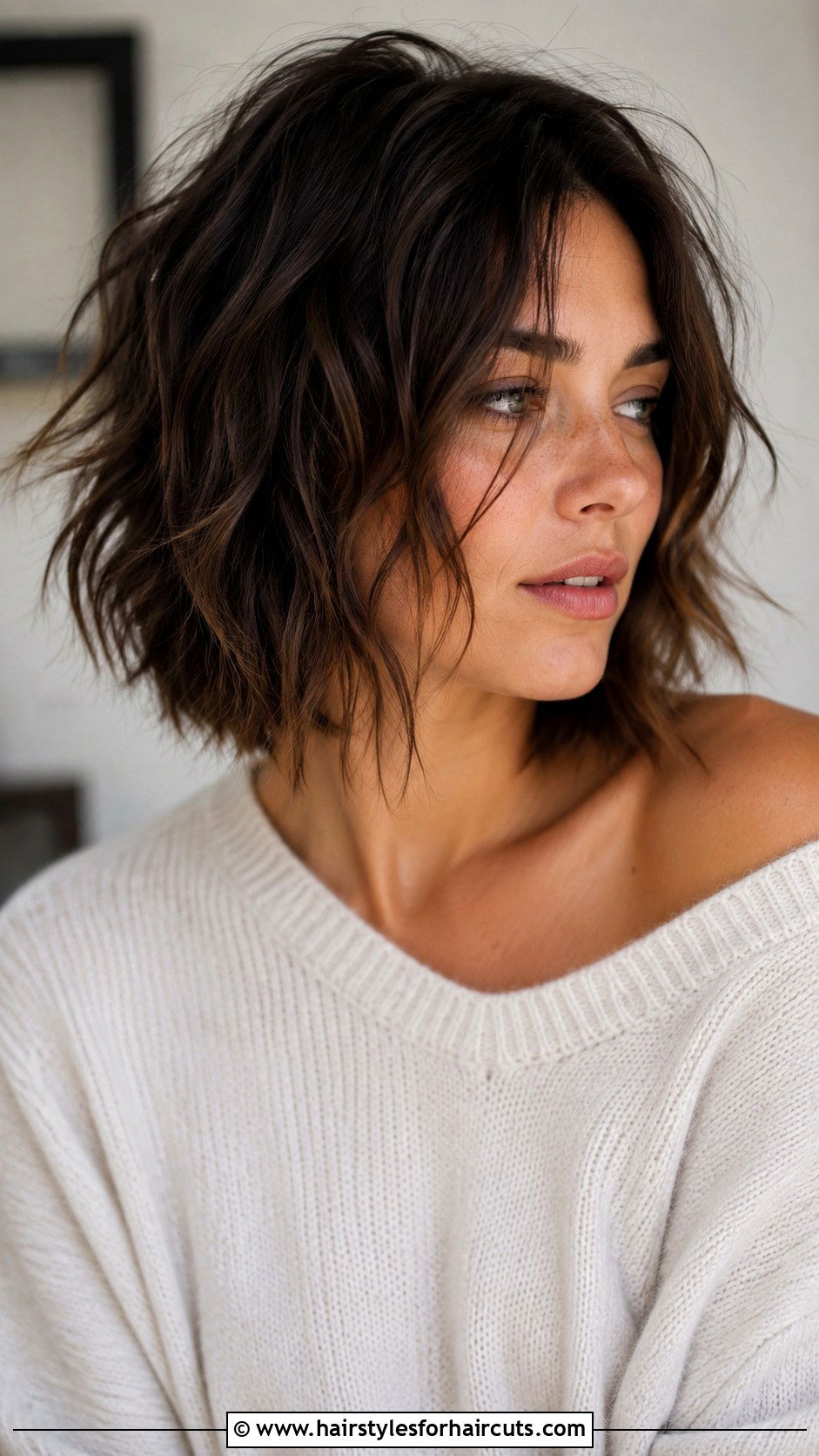 Celebrity Choppy Lob Haircut - 25 celebrity hairstyles - 25 celebrity hairstyles