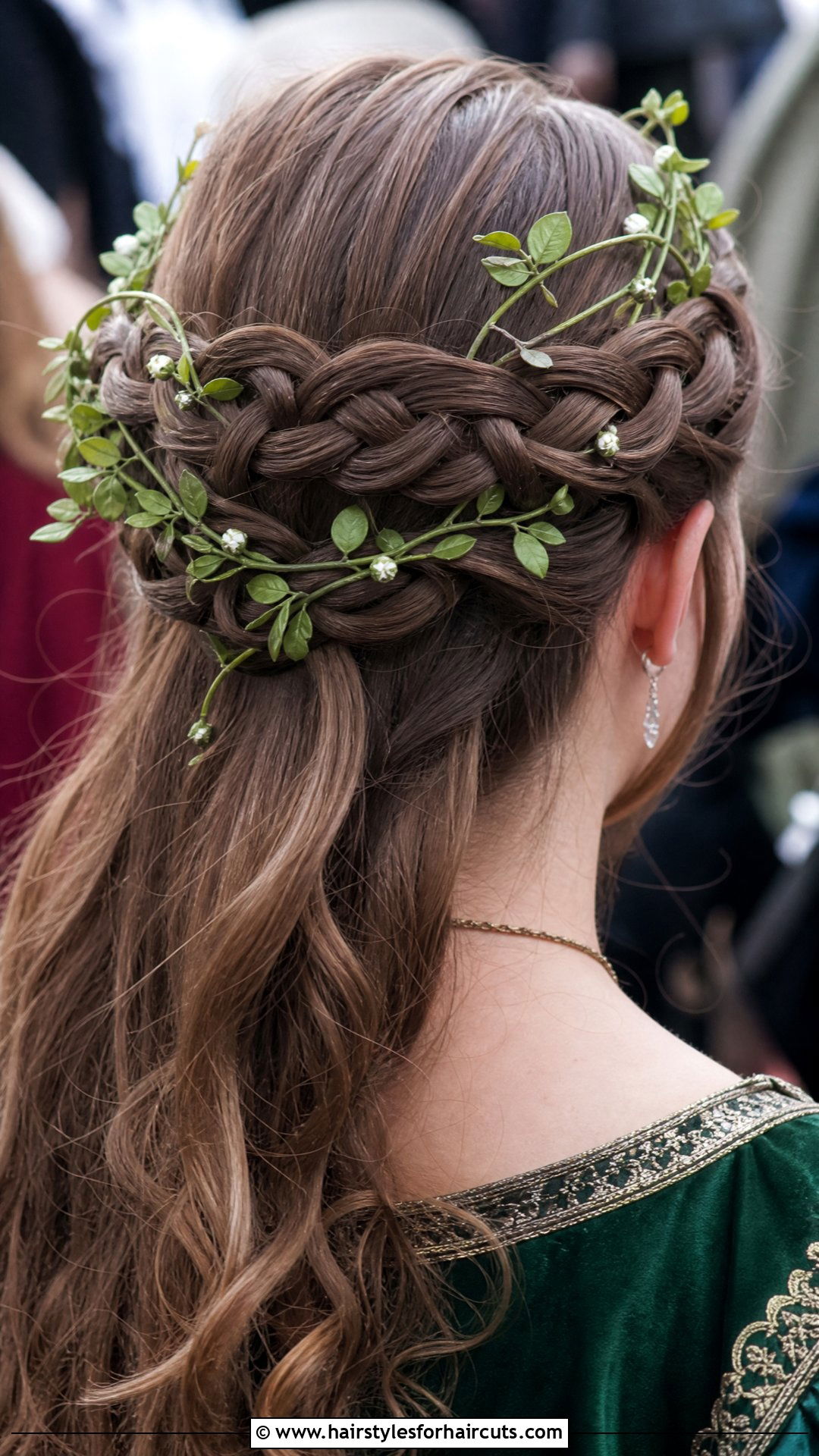 Celtic Knot Braid Hair Vine - 25 hair vine hairstyles - 25 hair vine hairstyles