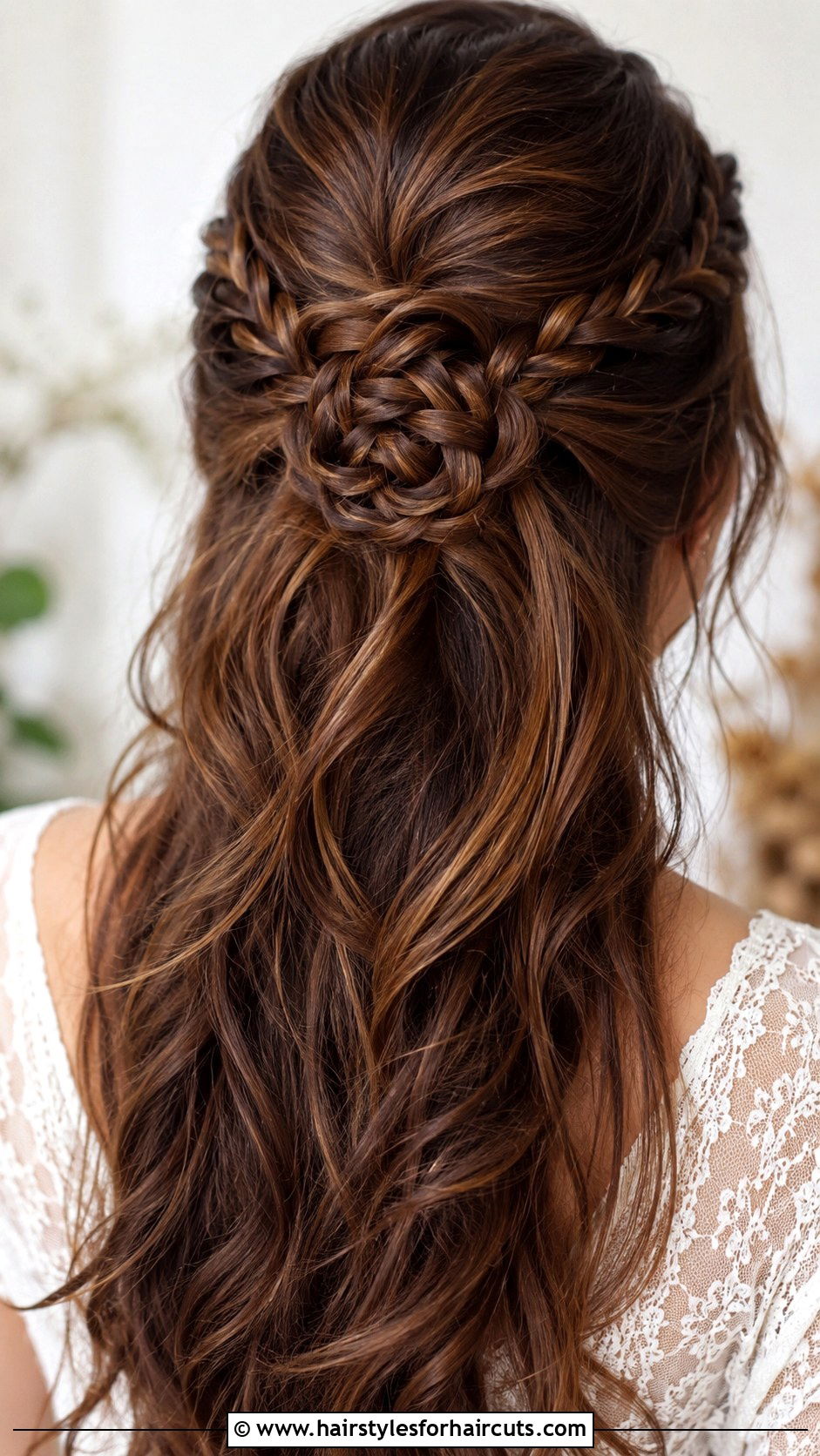 Celtic Knot Half Up - 25 hairstyles without hair tie - 25 hairstyles without hair tie