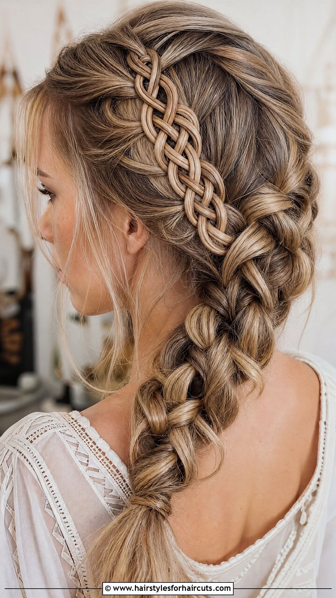 Celtic Knot Viking Braid - 25 womens viking hairstyles - 25 womens viking hairstyles