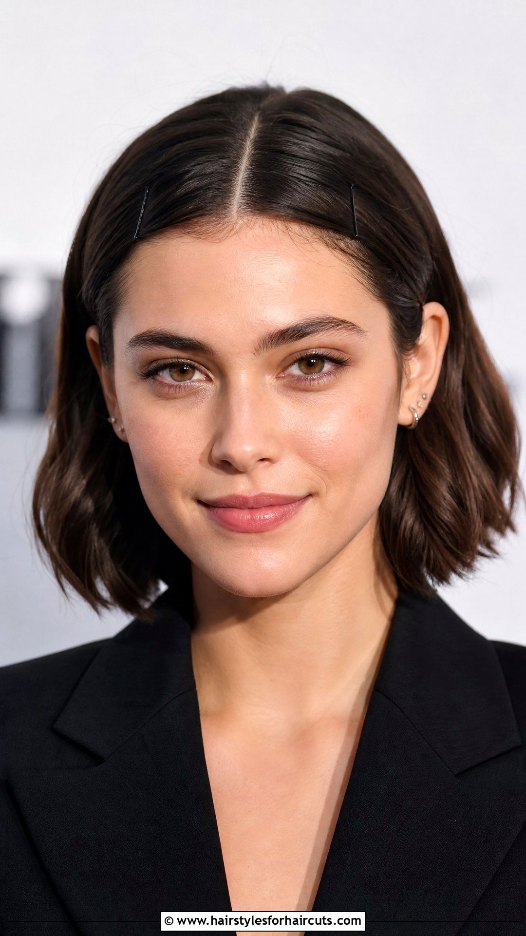 Center Part Bobby Pin Short Hair - 25 short hair bobby pin hairstyles - 25 short hair bobby pin hairstyles