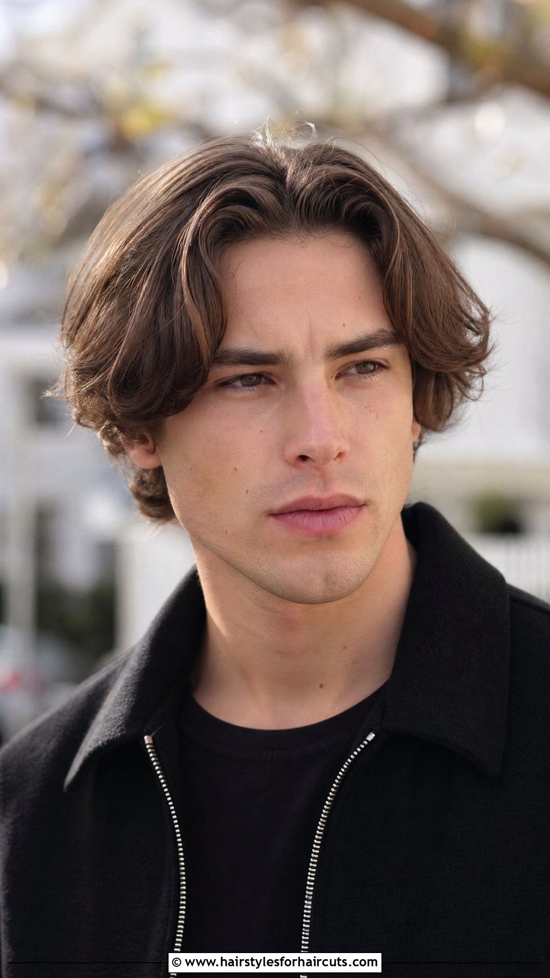 Center Part Flow Haircut - 25 zoomer haircuts - 25 zoomer haircuts