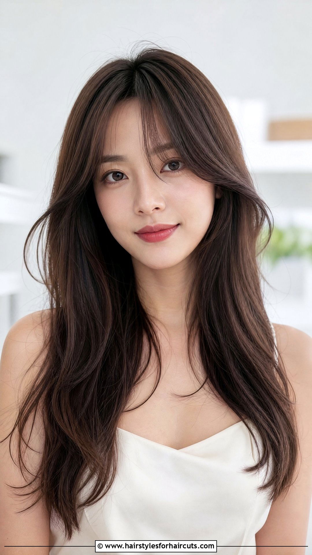 Center Part Fringe Long Hair - 25 fringe haircuts long hair - 25 fringe haircuts long hair