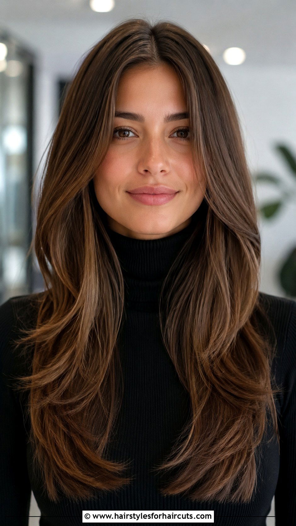 Center Part Layered Long Hair - 25 cute layered hairstyles for long hair - 25 cute layered hairstyles for long hair