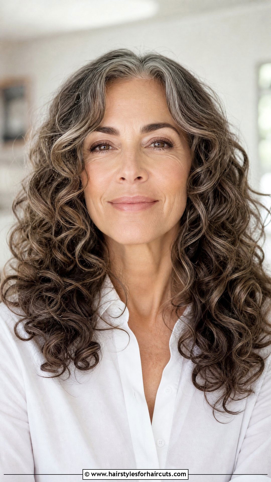 Center Part Long Curly Haircut - 25 long curly hairstyles for women over 50 - 25 long curly hairstyles for women over 50