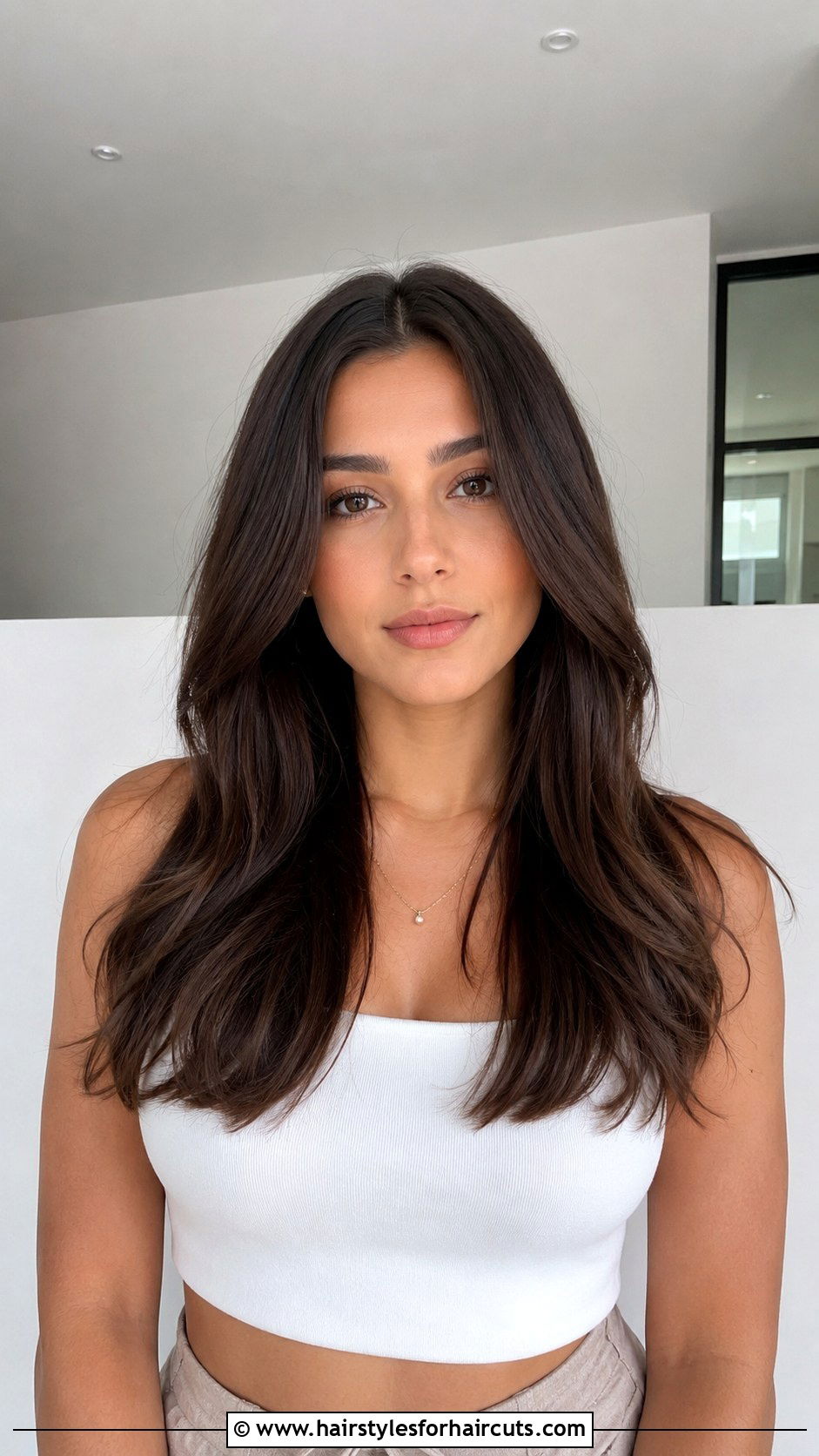 Center Part Long Hair Hairstyle - 25 40s hairstyles long hair - 25 40s hairstyles long hair