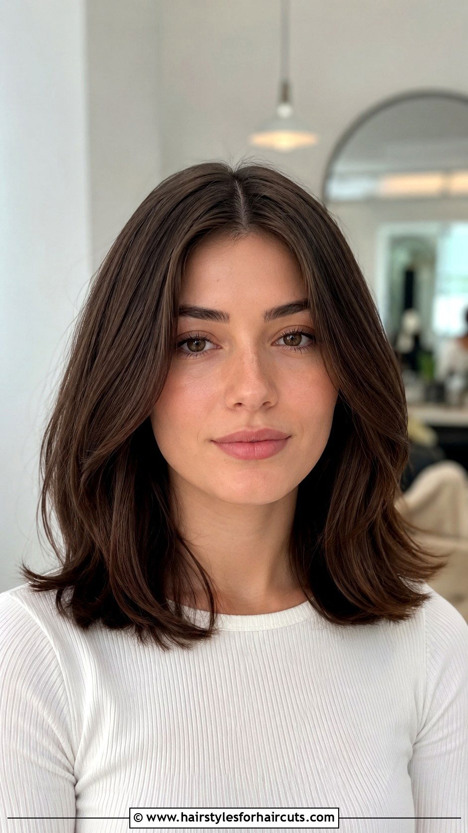 Center Part Medium Haircut - 25 college haircuts - 25 college haircuts