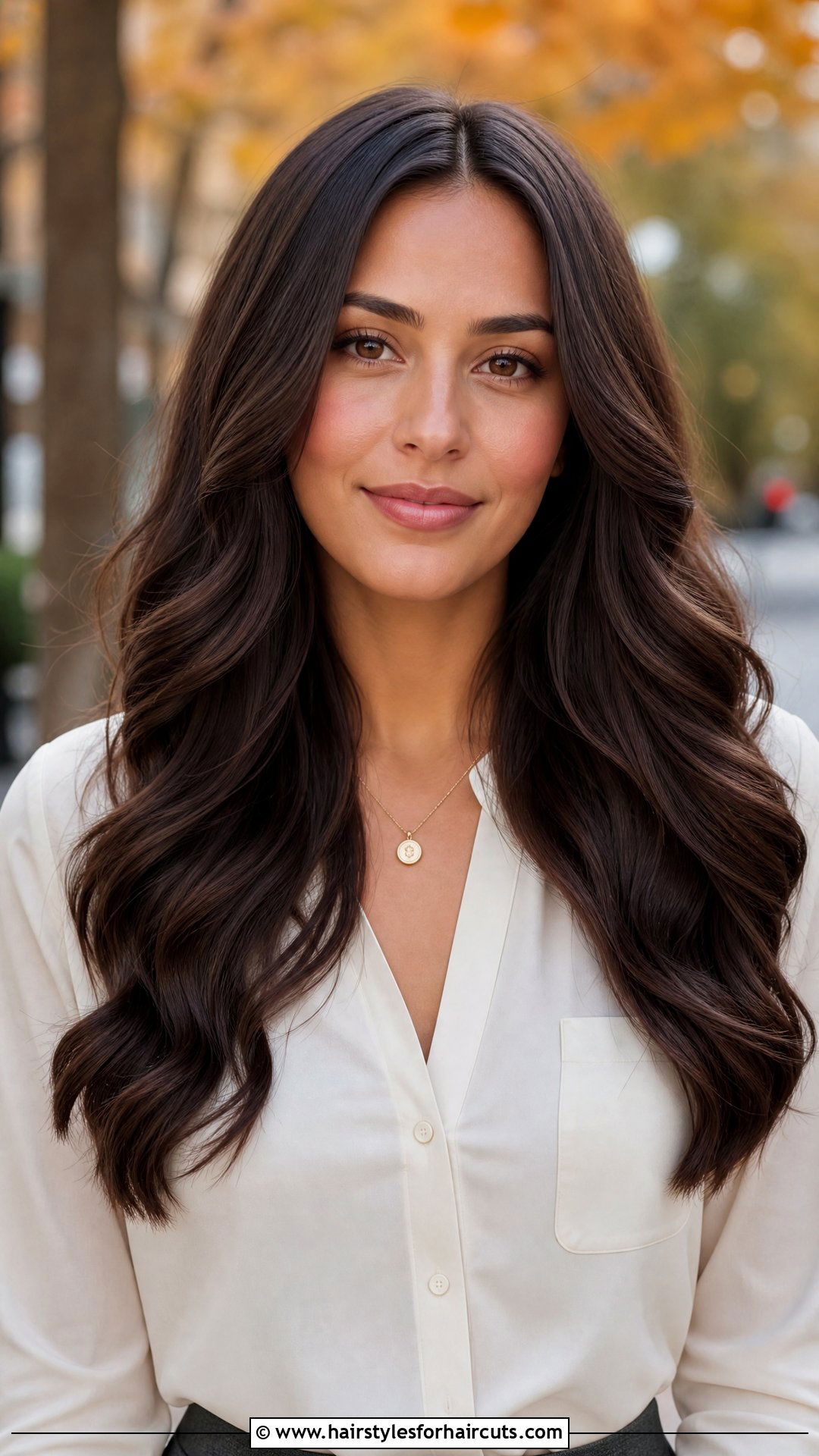Center Part Mermaid Waves - 25 mermaid hairstyles - 25 mermaid hairstyles