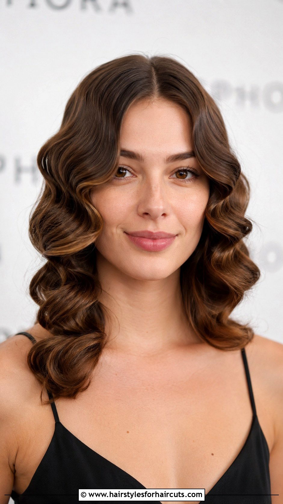 Center Part Pin Curl Waves Medium Hair - 25 pin curl hairstyles for medium hair - 25 pin curl hairstyles for medium hair