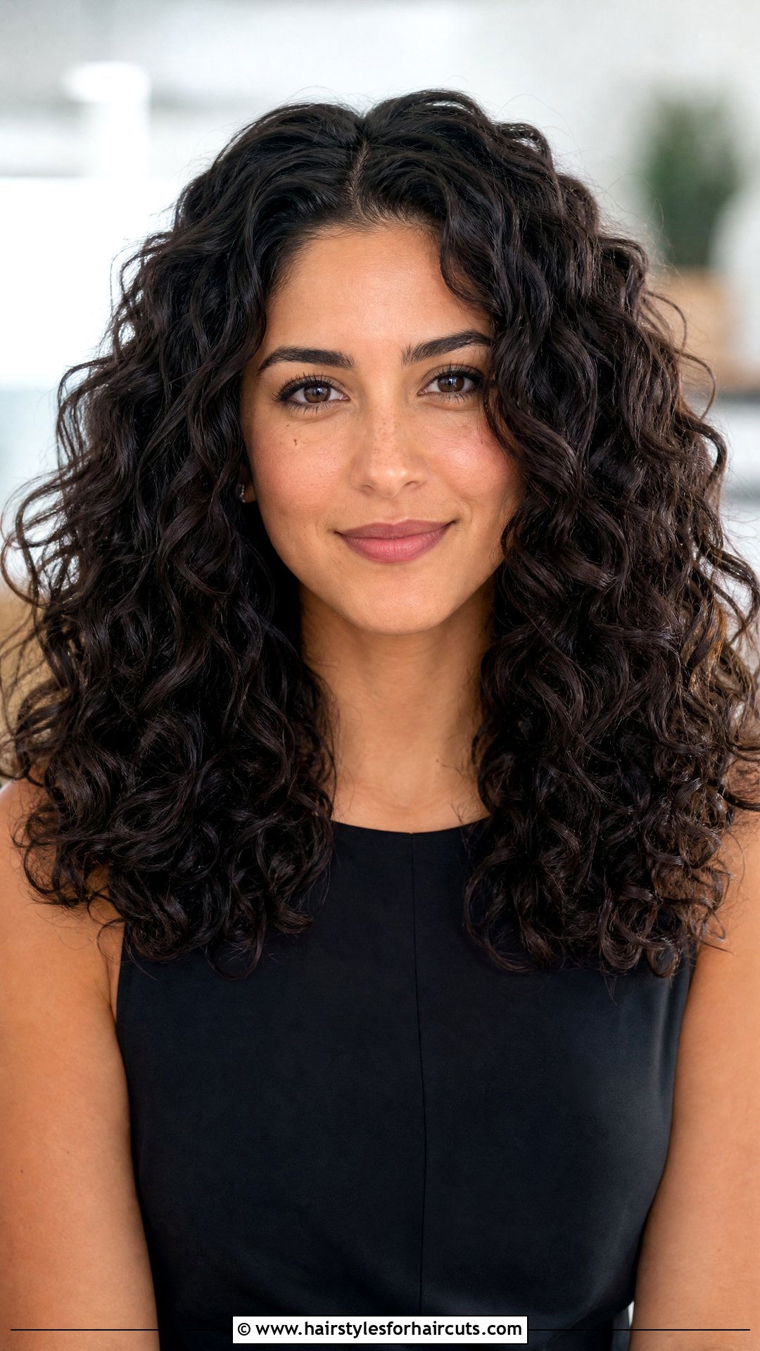 Center Parted Curly Hair - 25 womens professional hairstyles for curly hair - 25 womens professional hairstyles for curly hair