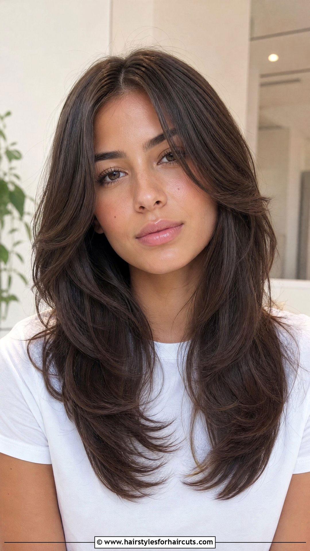 Center Parted Layered Long Hair - 25 long layered hairstyles for long hair - 25 long layered hairstyles for long hair