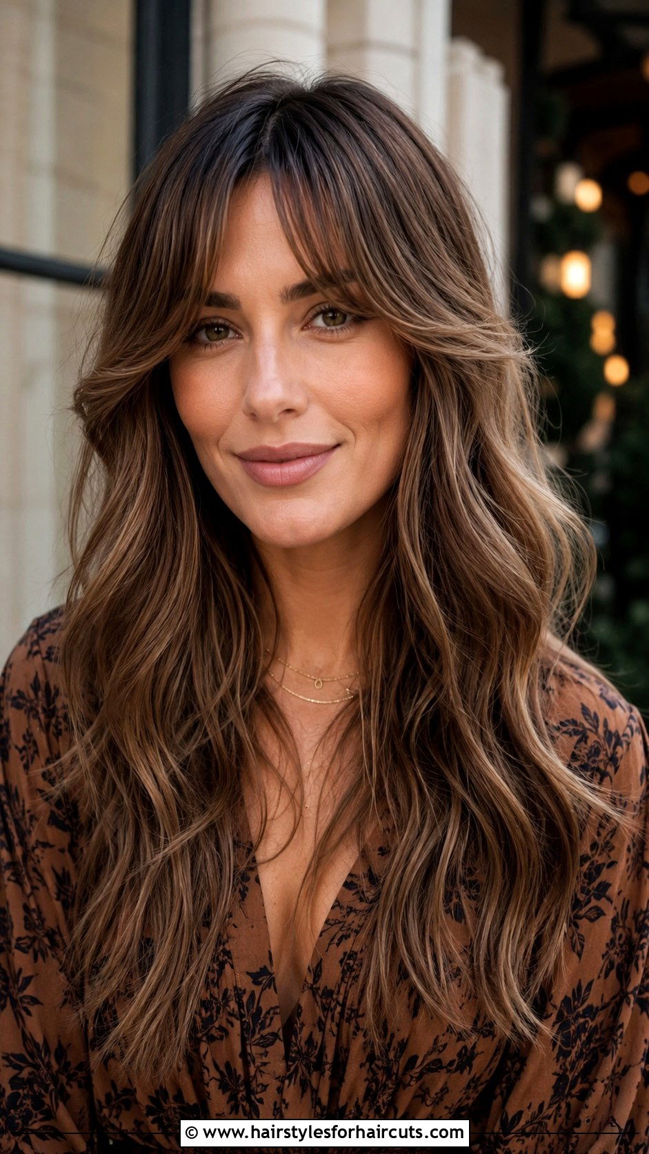 Center Parted Layered Long Hair - 25 haircuts for long hair for women - 25 haircuts for long hair for women