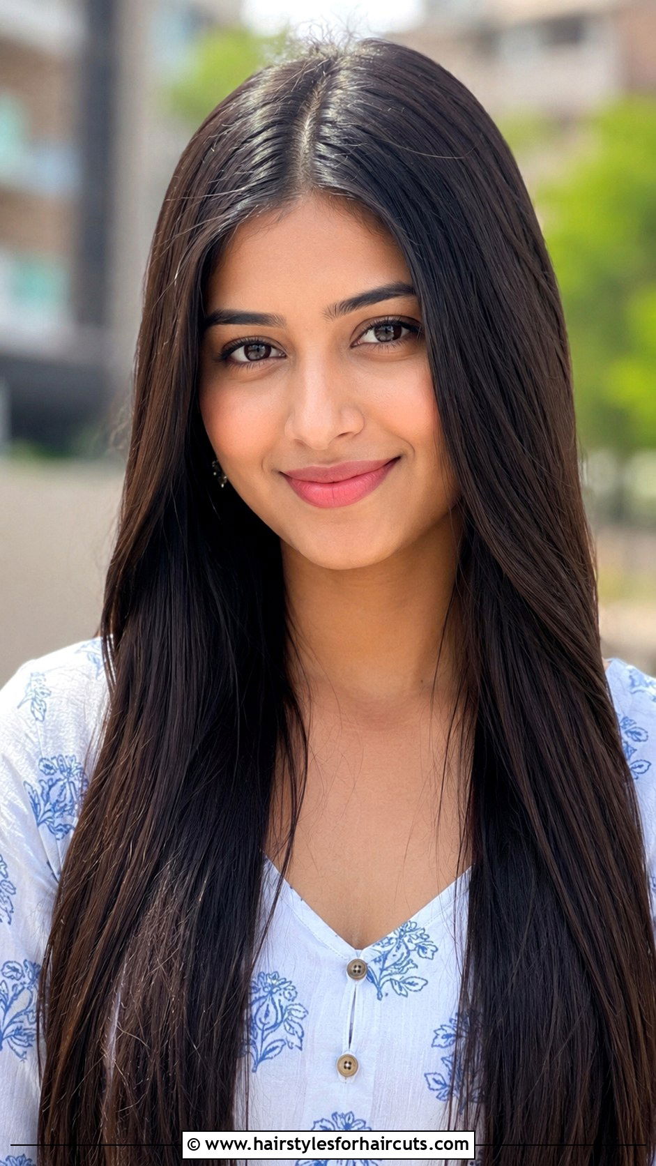 Center Parted Straight Hair - 25 hippie haircuts - 25 hippie haircuts