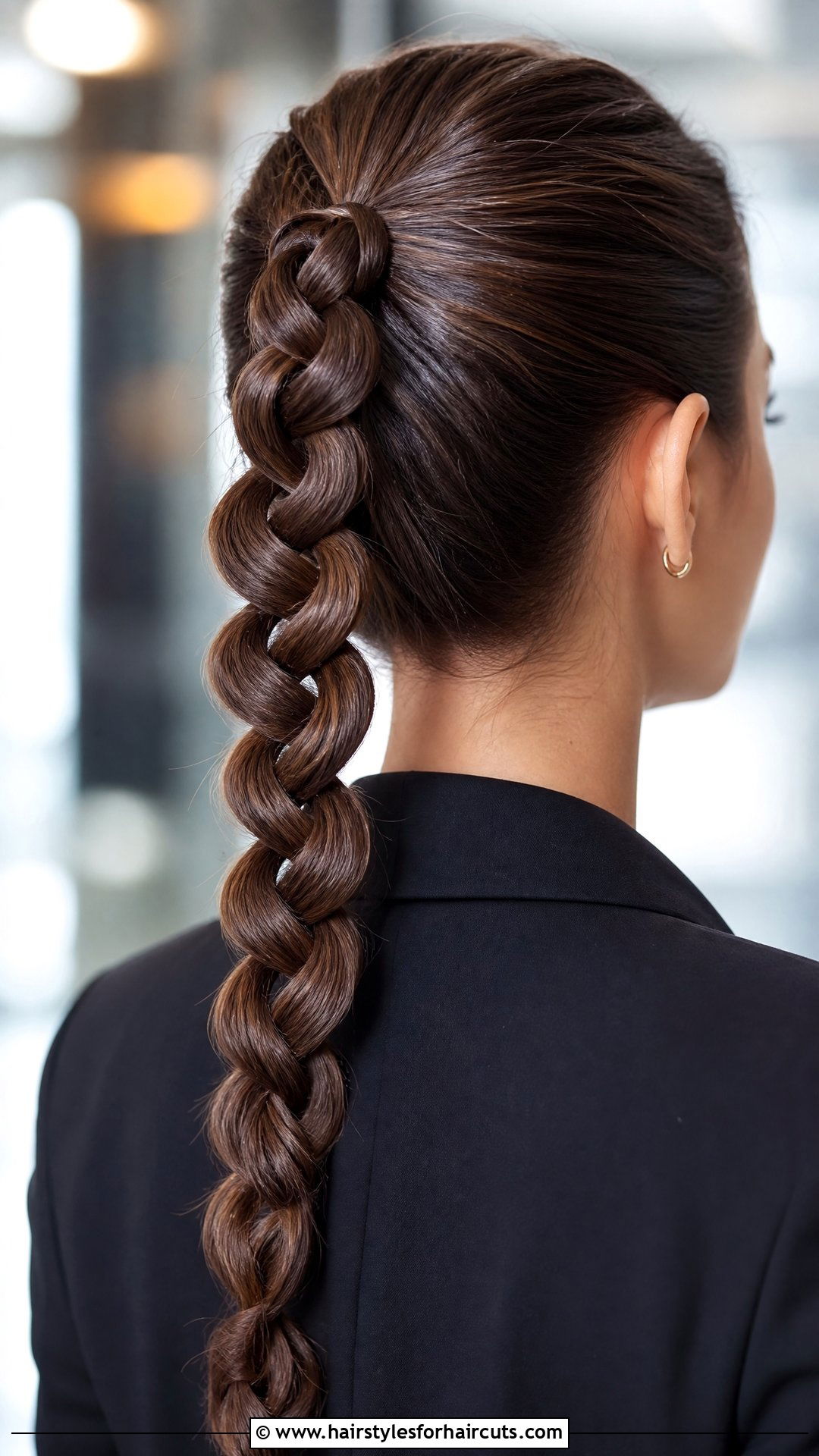 Chain Braid Ponytail - 25 braid hairstyles for long hair - 25 braid hairstyles for long hair