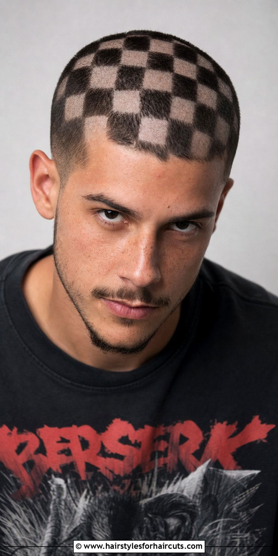 Checkerboard Shave - 25 weirdest haircuts - 25 weirdest haircuts
