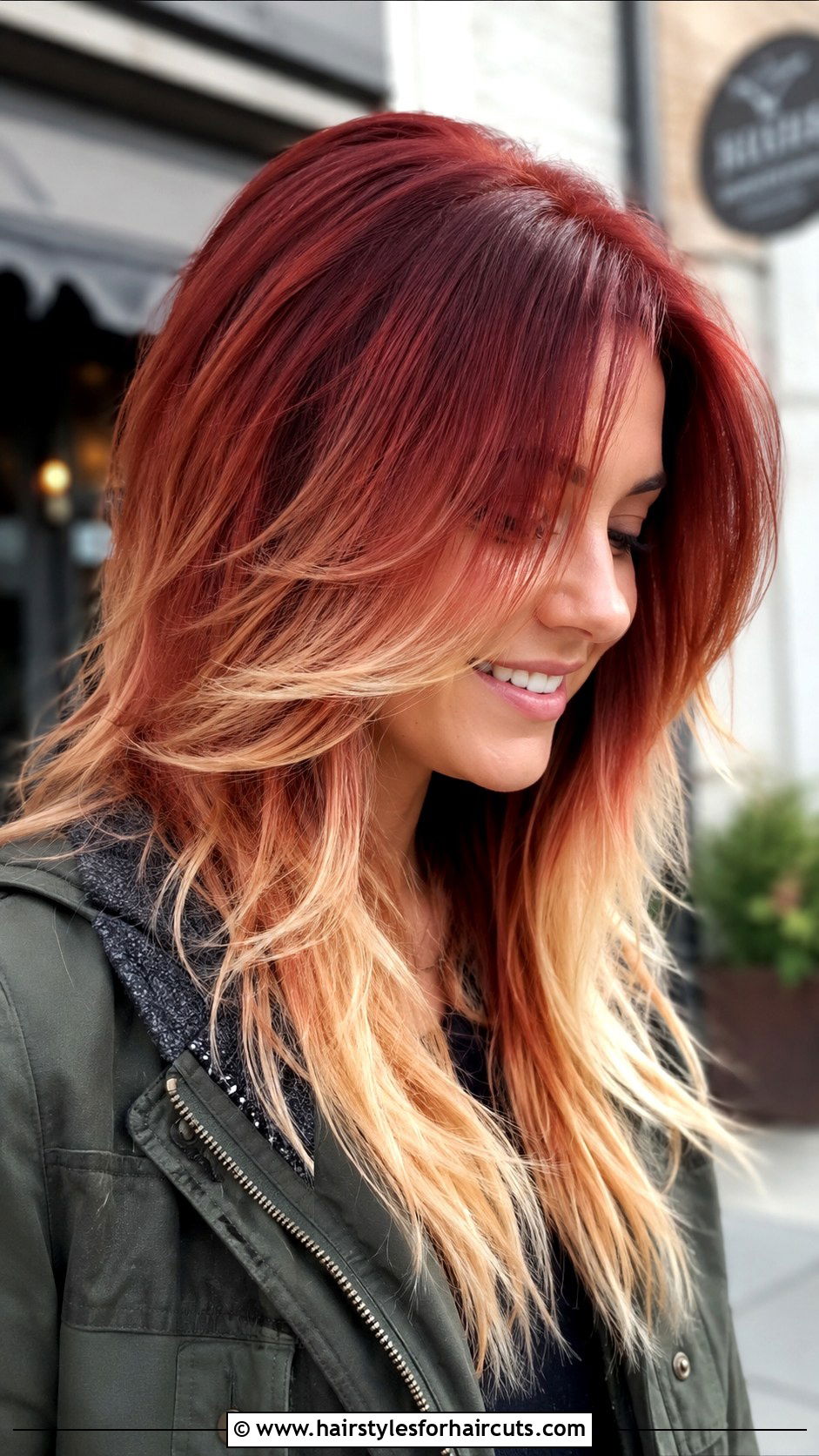Cherry Blonde Layered Haircut - 25 blonde and red hairstyles - 25 blonde and red hairstyles