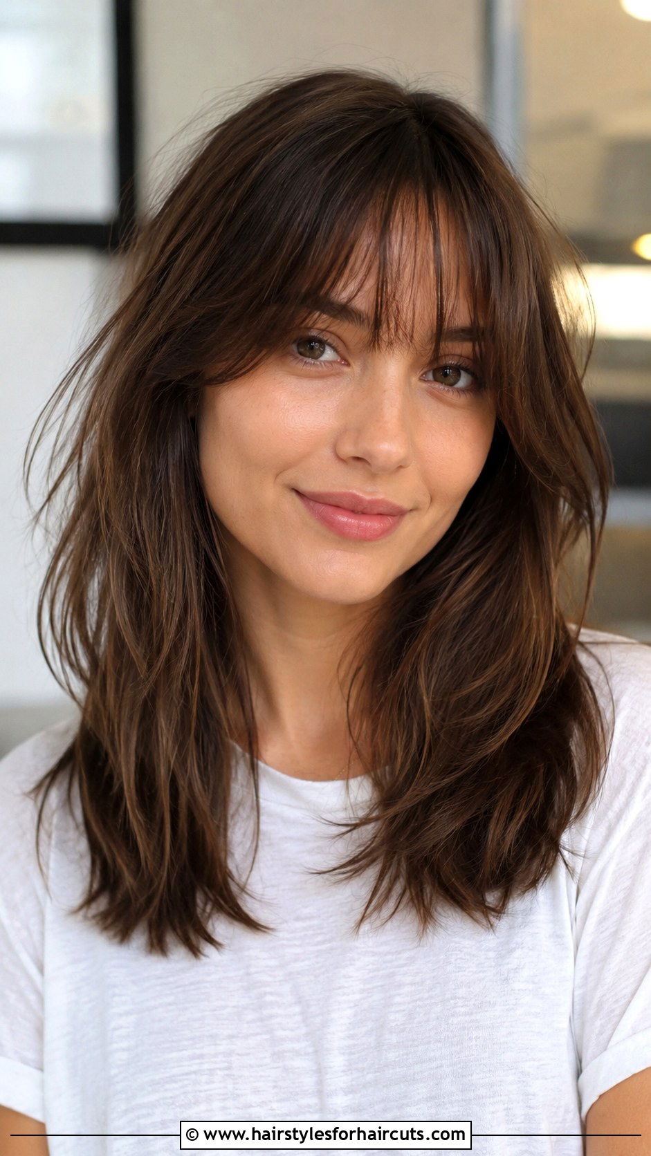 Chest Length Hair With Wispy Bangs - 25 chest hairstyles - 25 chest hairstyles