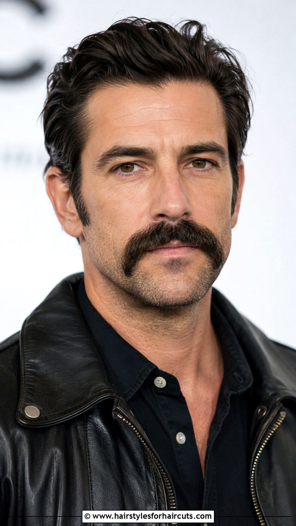 Chevron Mustache - 25 90s facial hairstyles - 25 90s facial hairstyles