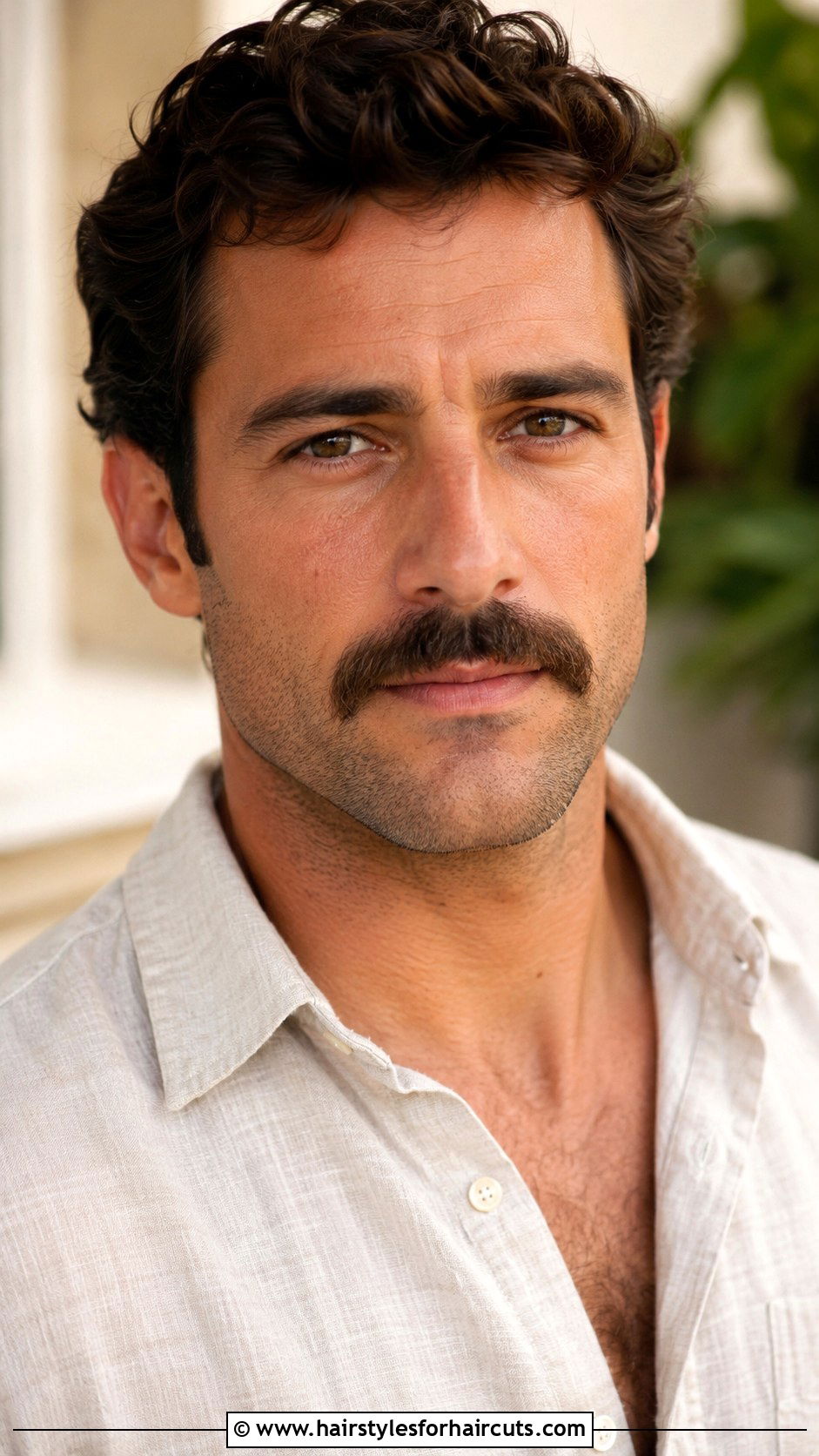 Chevron Mustache - 25 facial hairstyles for patchy cheeks - 25 facial hairstyles for patchy cheeks