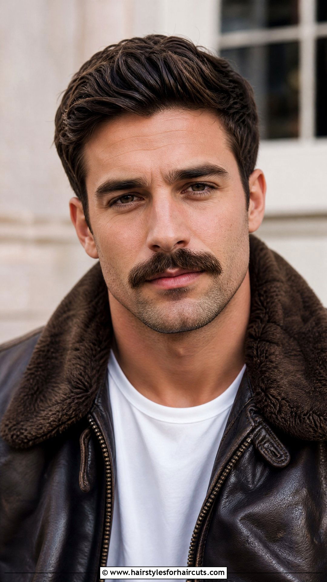 Chevron Mustache Facial Hairstyle - 25 type of facial hairstyles - 25 type of facial hairstyles