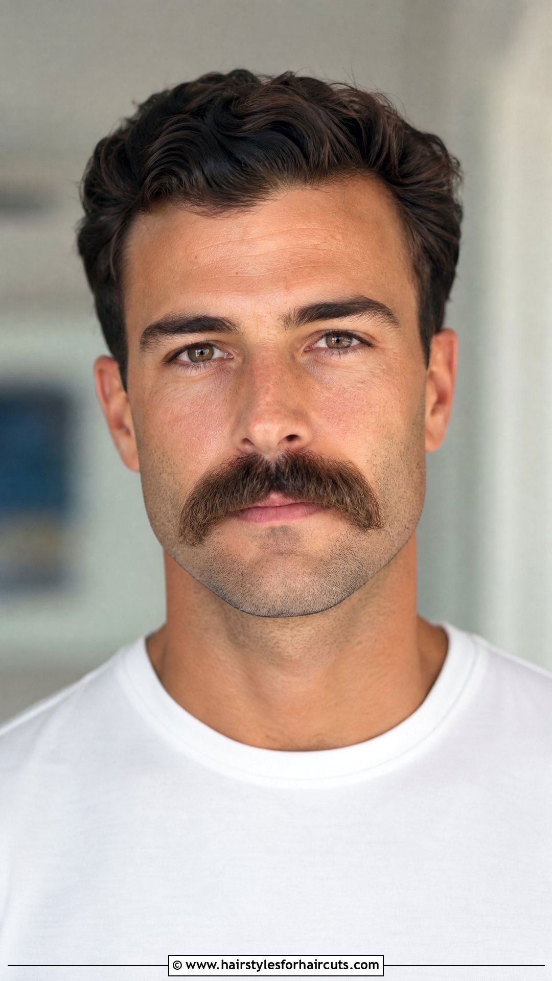 Chevron Mustache Look - 25 western facial hairstyles - 25 western facial hairstyles