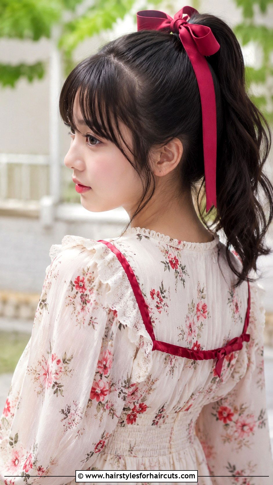 Chibi Ribbon Ponytail - 25 chibi hairstyles - 25 chibi hairstyles