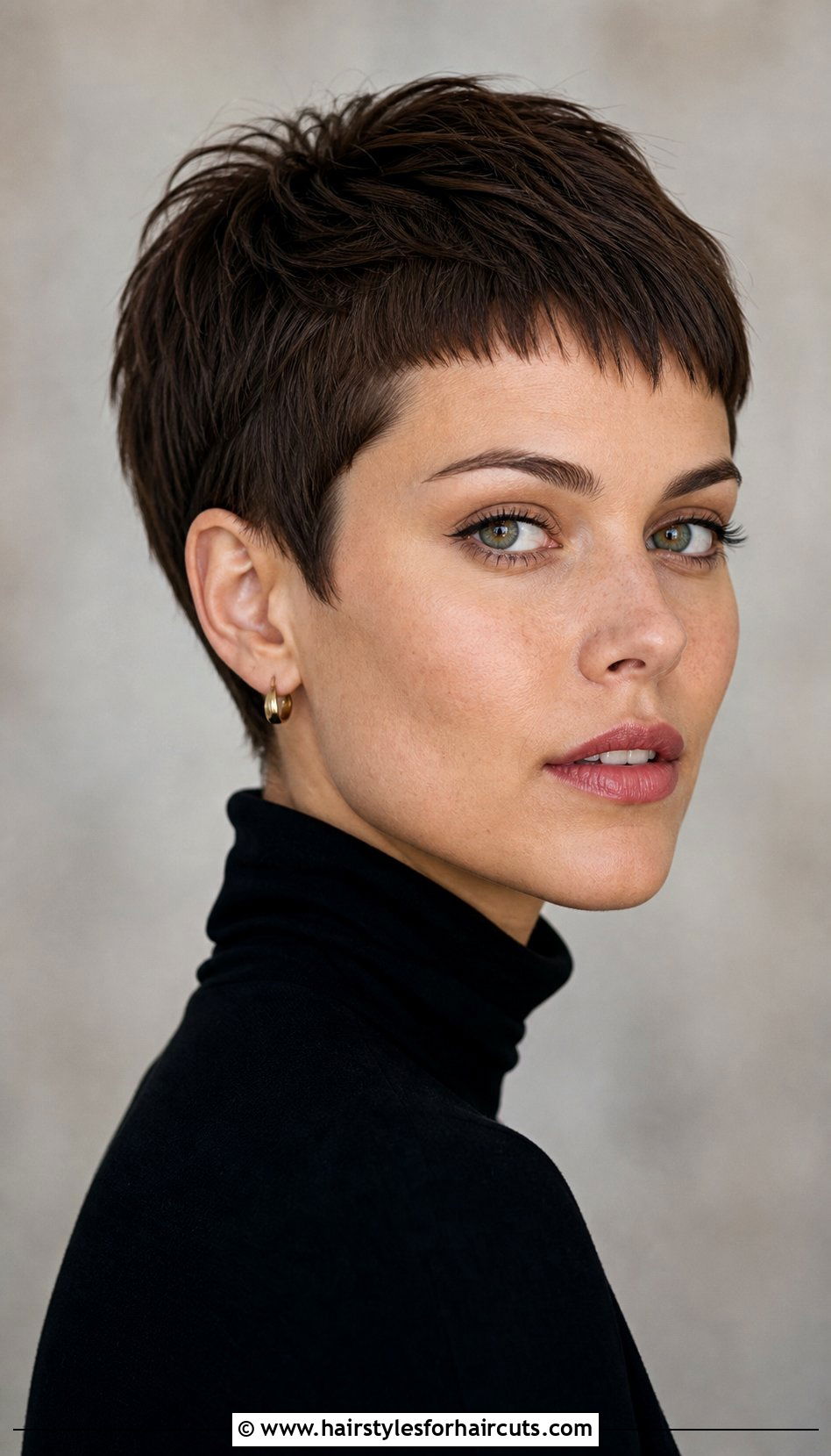 Chic Micro Bangs Pixie - 25 chic hairstyles - 25 chic hairstyles