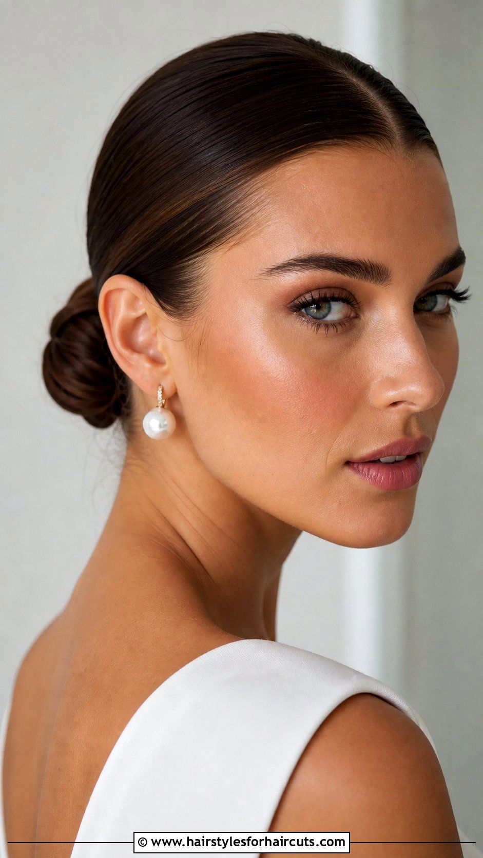 Chic Sleek Low Bun - 25 chic hairstyles - 25 chic hairstyles