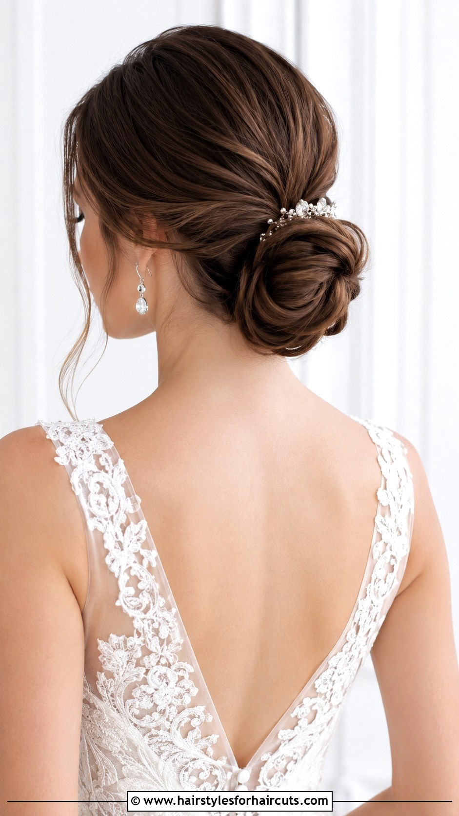 Chignon Updo - 25 back hairstyles - 25 back hairstyles