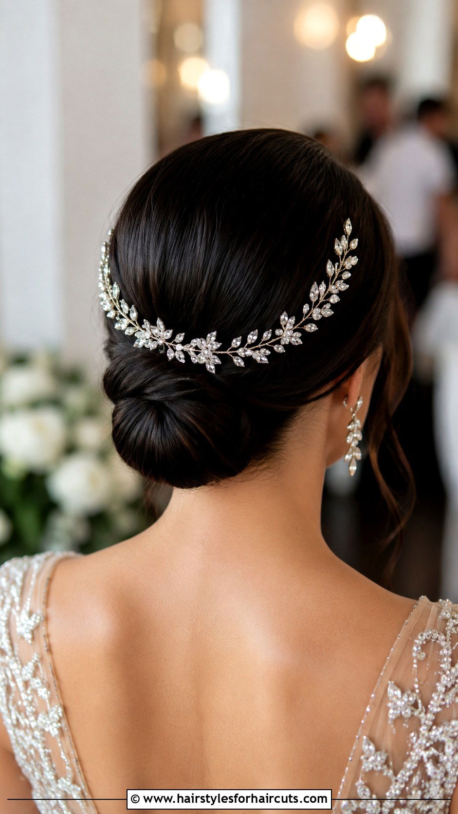 Chignon Wedding Hair Vine - 25 hair vine wedding hairstyles - 25 hair vine wedding hairstyles