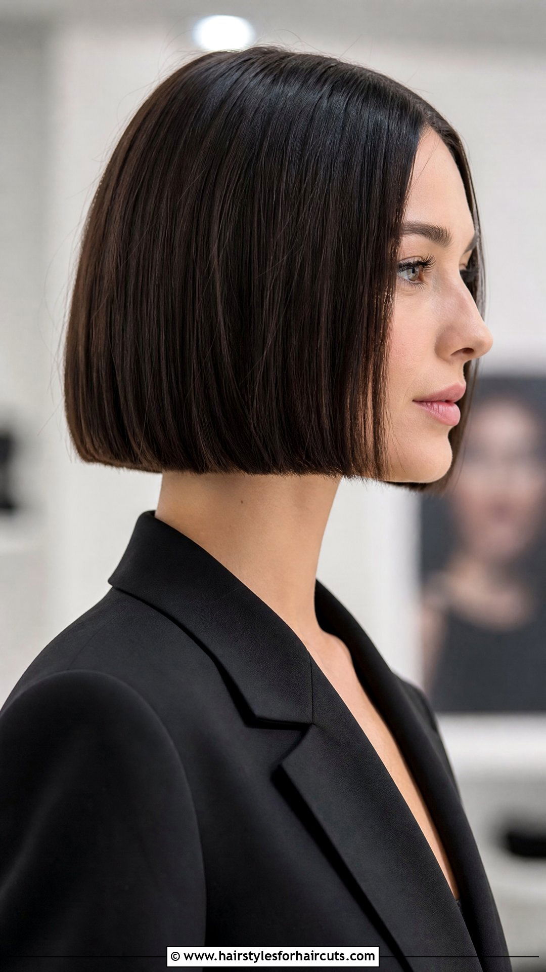 Chin Length Blunt Bob After Haircut - 25 hair bumps after haircuts - 25 hair bumps after haircuts