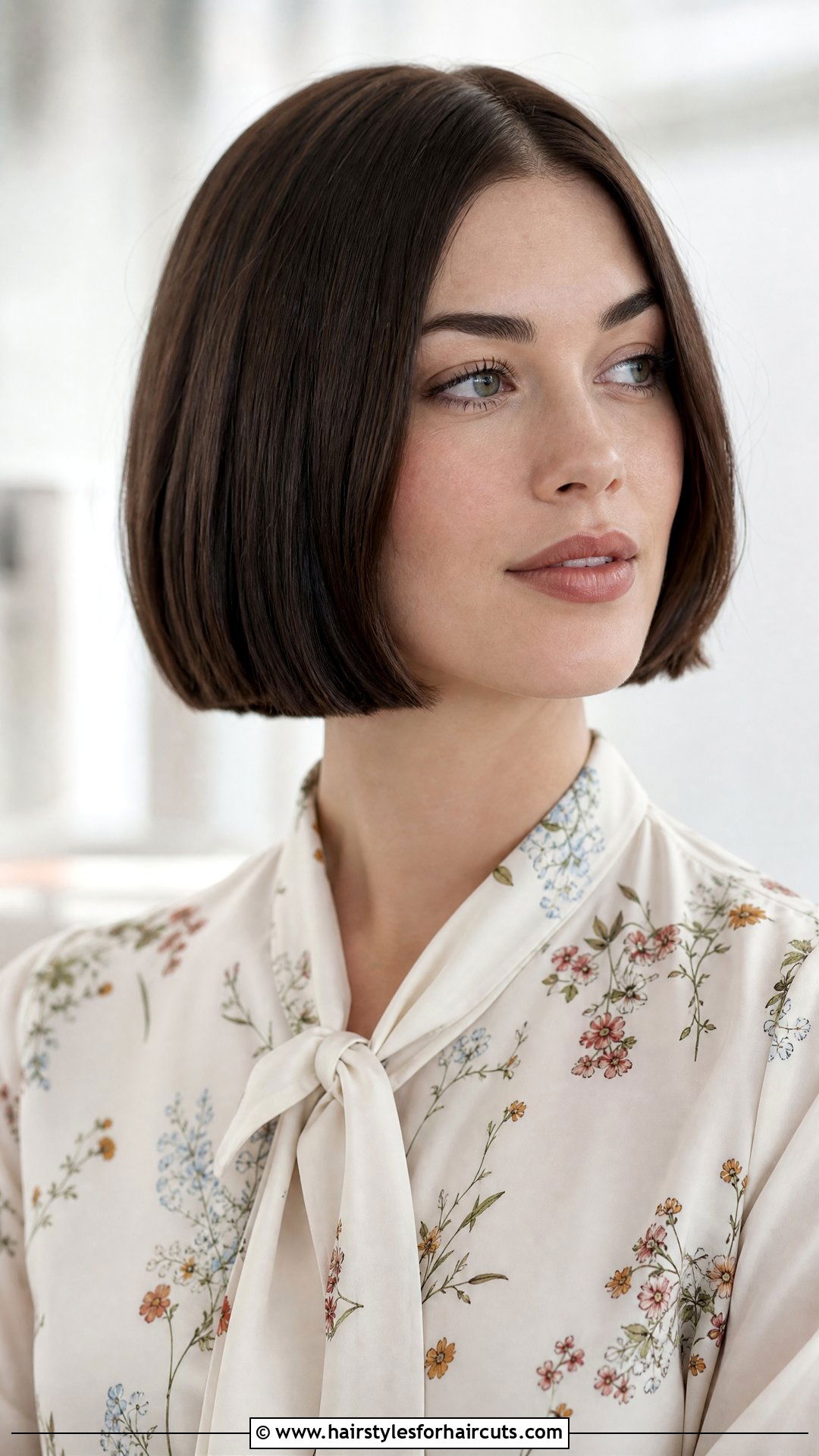 Chin Length Blunt Bob Haircut - 25 women over 60 haircuts - 25 women over 60 haircuts