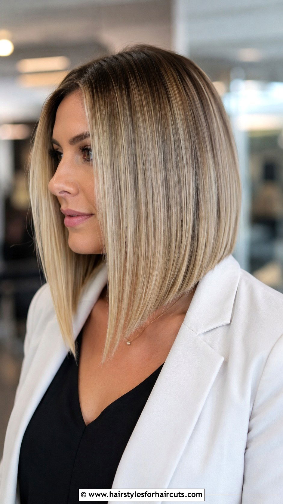 Chin Length Blunt Bob with Extensions - 25 hair extensions for bob haircuts - 25 hair extensions for bob haircuts