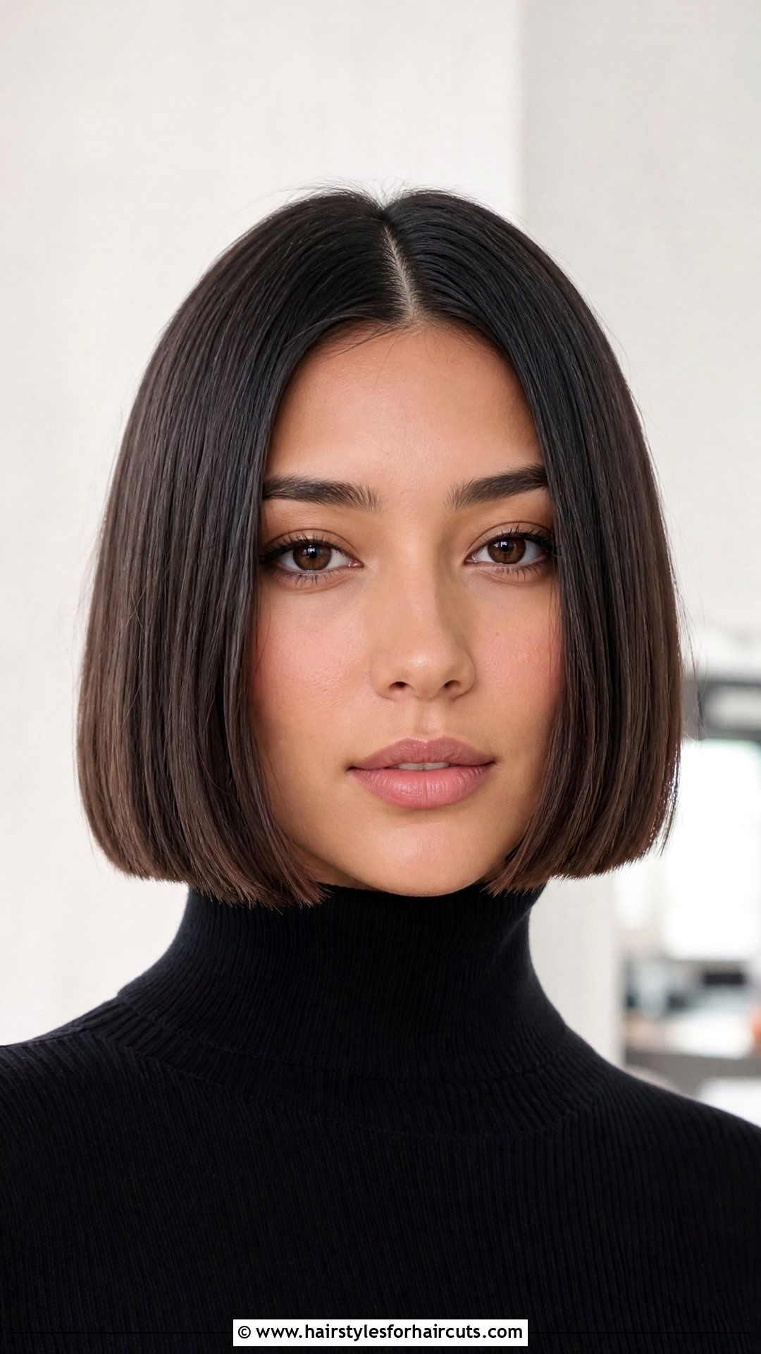 Chin Length Blunt Cut - 25 hairstyles for heart shaped face female - 25 hairstyles for heart shaped face female